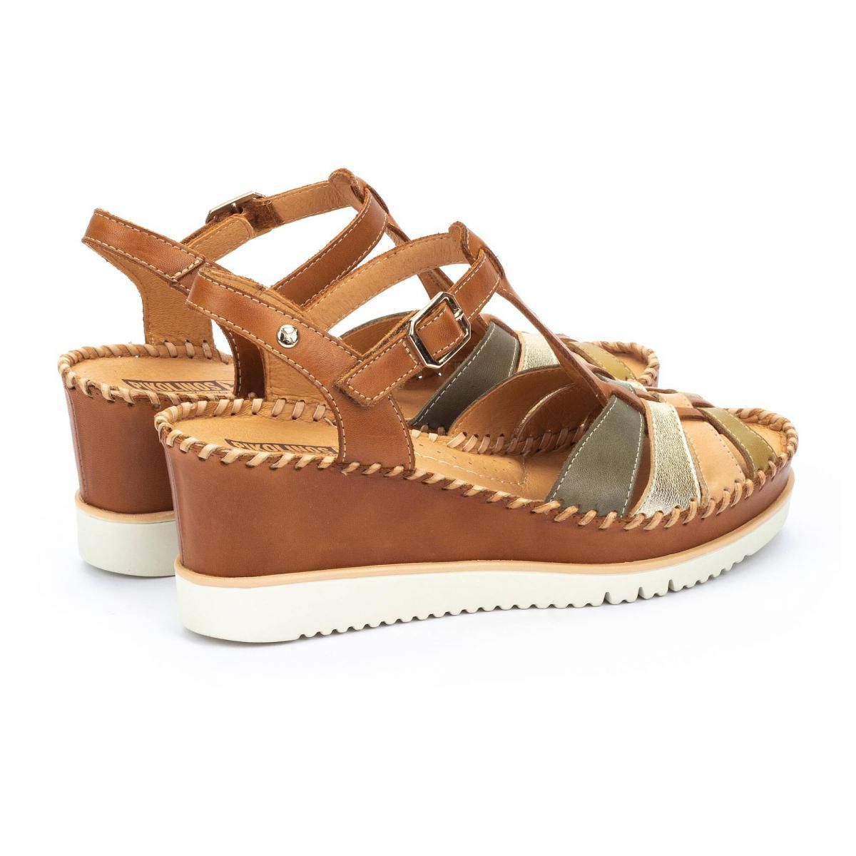 피콜리노스 프리미엄 웨지 스트랩샌들 AGUADULCE W3Z-1836C1 BRANDY - 상세 이미지 4