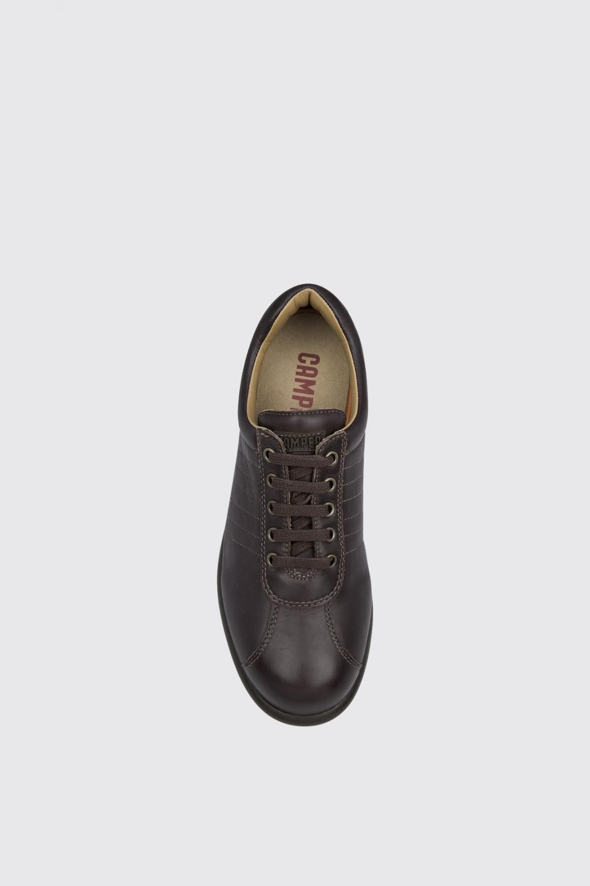 캠퍼 빈티지 레더 쿠셔닝 스니커즈 Pelotas 27205-007 BROWN - 상세 이미지 4