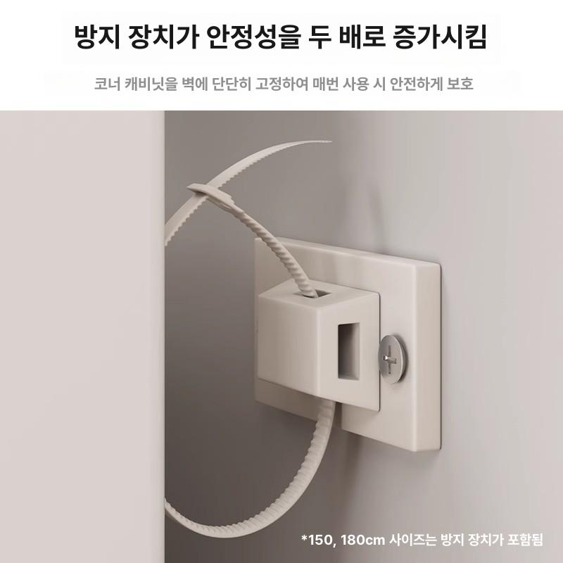 코너장 소품장 장식장 침실 옷장 삼각 틈새 거실 수납장 책장 - 상세 이미지 5
