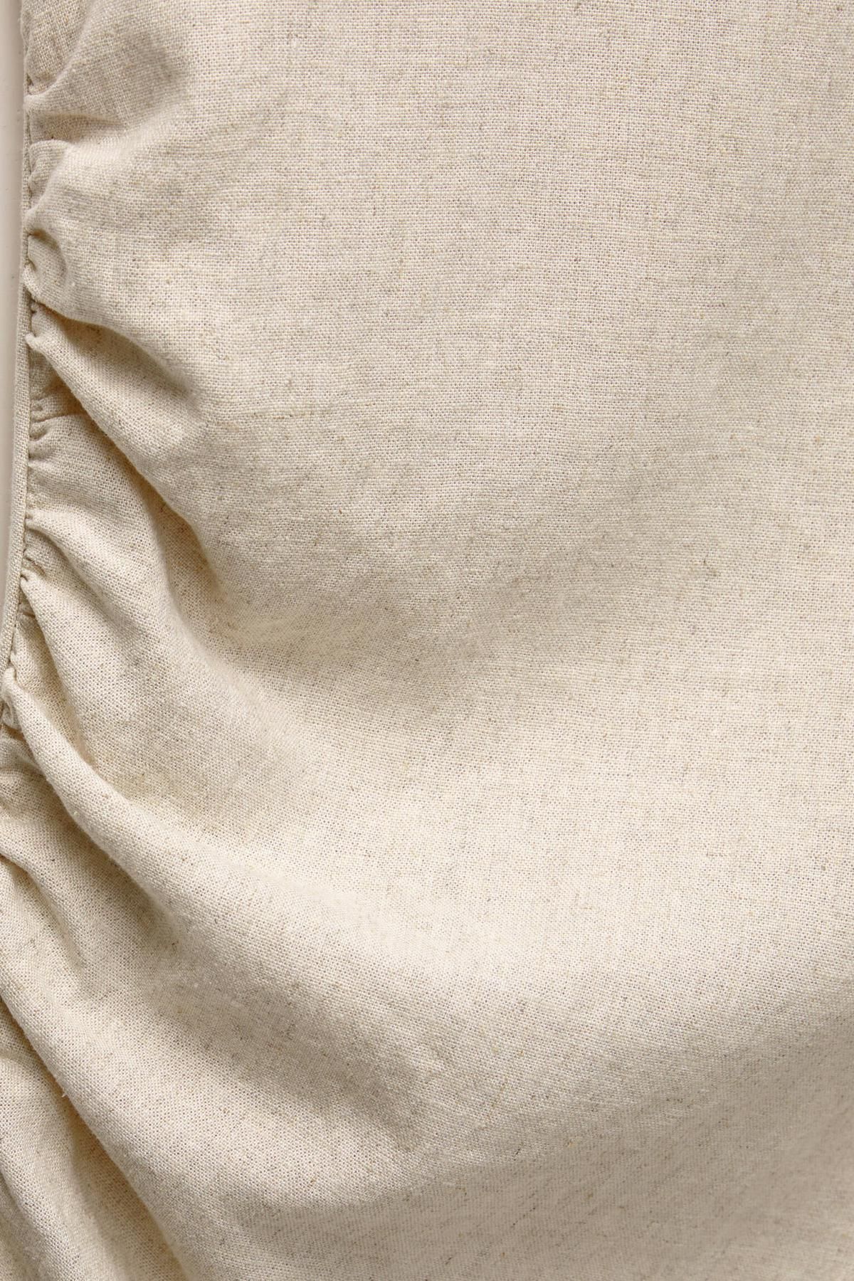 풀앤베어 미니멀 셔링 미디 원피스 민소매 라운드넥 7394/200 BEIGE - 상세 이미지 4