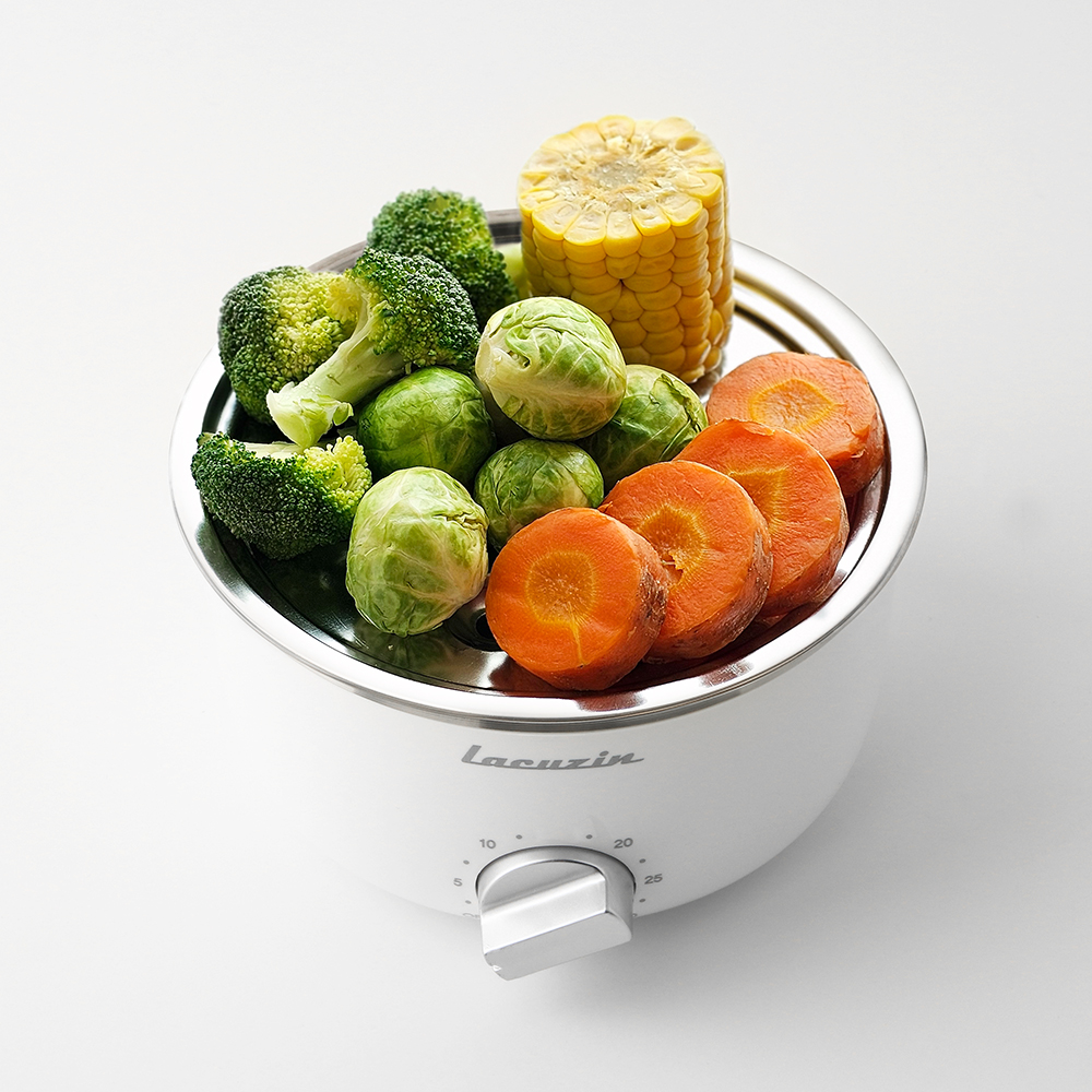 라쿠진 풀스테인리스 2단 미니찜기 LCZ170