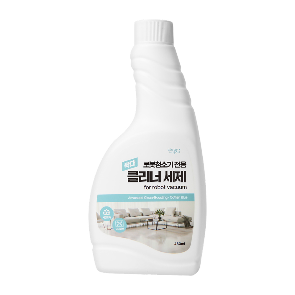 [호환] 3in1 로보락 세제 로봇청소기 고농축 클리너 국내산 세정제 코튼향 필터포유 이미지 2