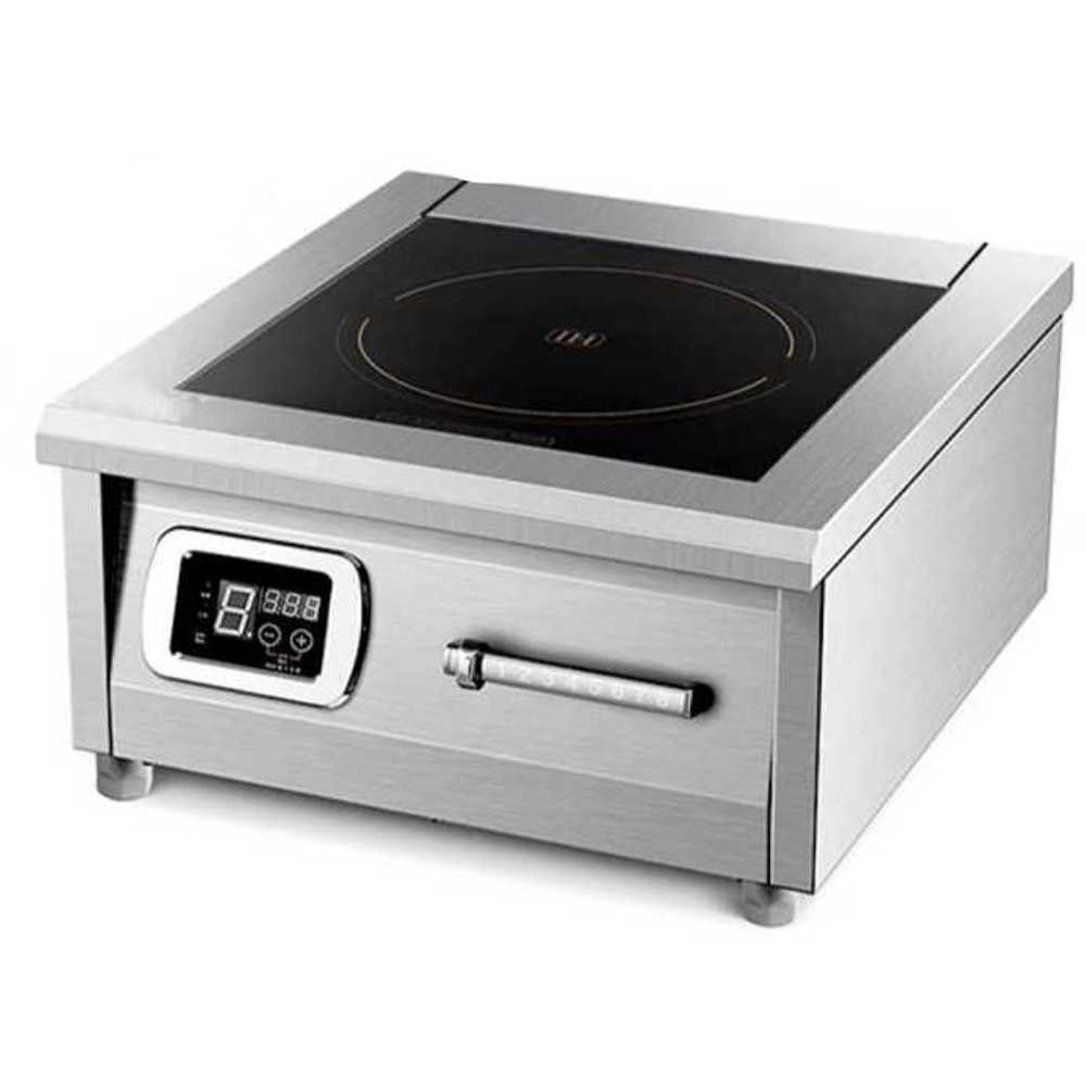 1구 인덕션 전기렌지 휴대용 미니 자취방 전용 요리기 8000W 플랫 380V (수프통) - 상품 이미지
