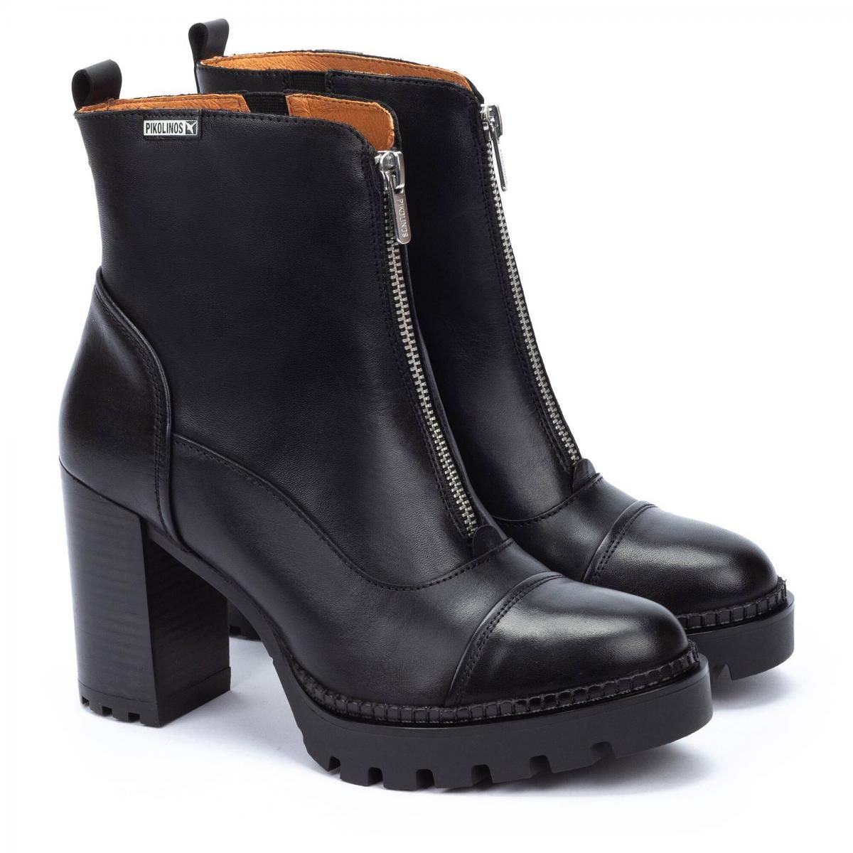 피콜리노스 트렌디 청키힐 앵클부츠 CERVERA W1J-8829 BLACK - 상세 이미지 2