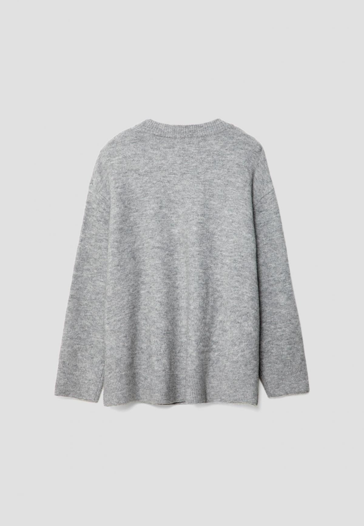 스트라디바리우스 소프트터치 라운드넥 니트 스웨터 5010/400 GREY MELANGE - 상세 이미지 2