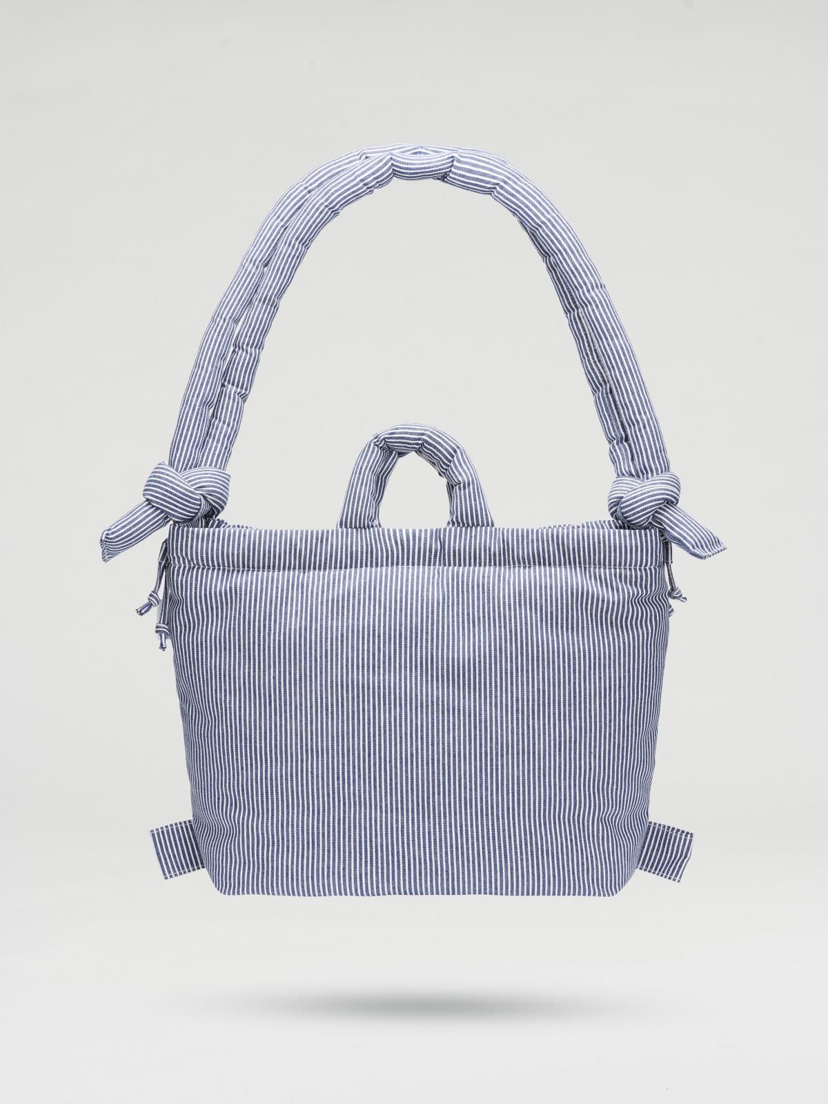올랜드 소프트 라이트나일론 스트랩 호보백 Ona 49095911506255 COTTON NAVY STRIPE - 메인 이미지