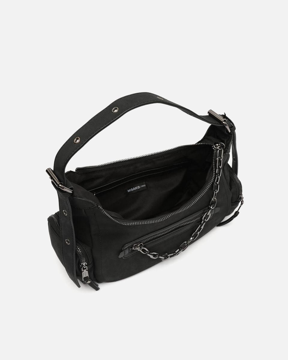 미사코 베이직 블랙 Shelby 숄더백 Shelby-4900296002015 BLACK - 상세 이미지 5