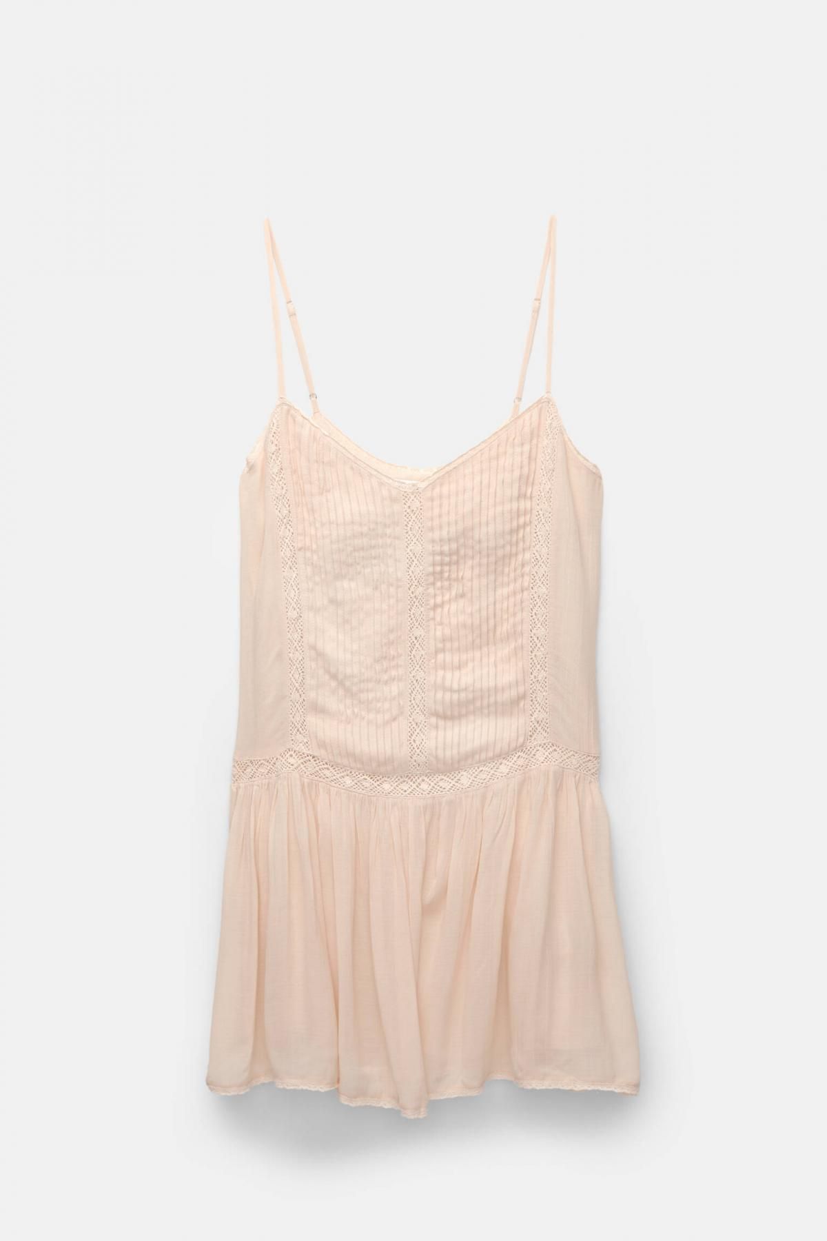 풀앤베어 로맨틱 레이스 미니 슬립 원피스 7394/304 ROSE PINK - 메인 이미지