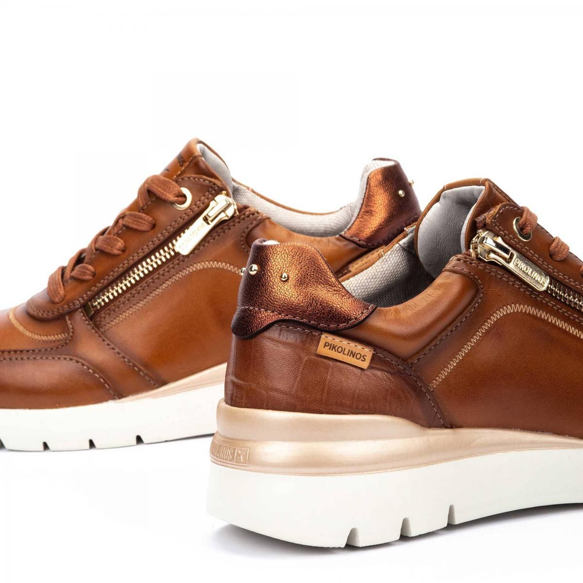 피콜리노스 테크니컬 쿠셔닝 컴포트 브라운 여성 스포츠 스니커즈 CANTABRIA W4R-6524C6 BRANDY - 상세 이미지 3