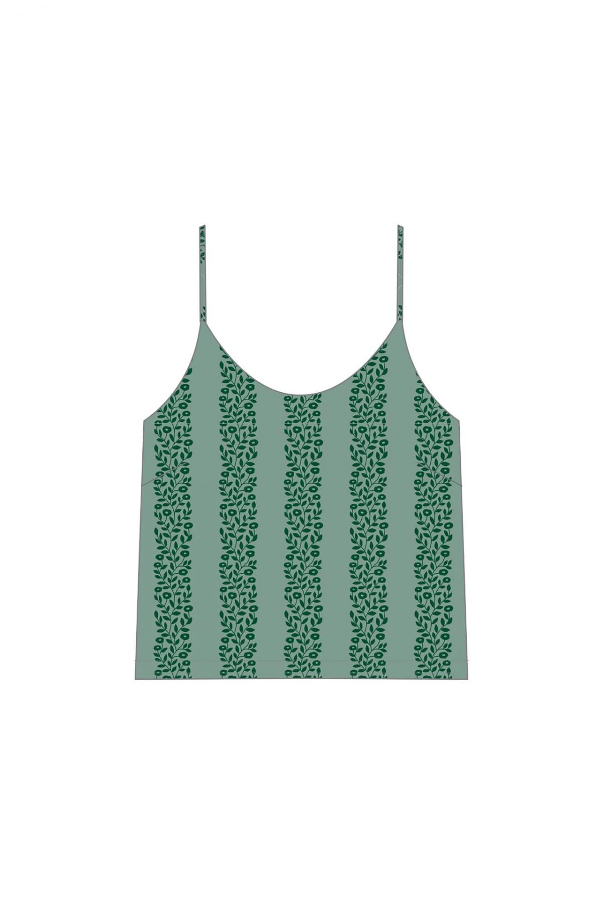 타이니코튼 샤이니 스트라이프 슬리브리스 탑 SS25-698R22 ONE COLOR - 상세 이미지 3