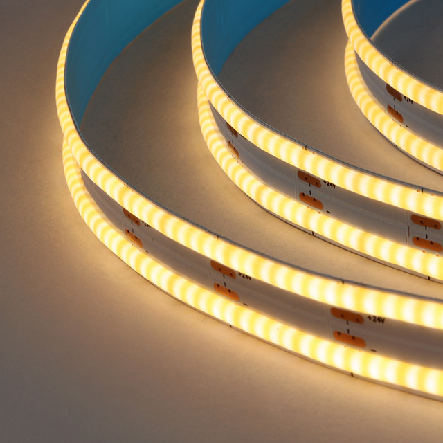 더쎈 LED 플렉시블 더블베디 COB 슬림 투라인바 24V 10M 3color 면발광 간접등 경관조명 줄네온 - 상세 이미지 3