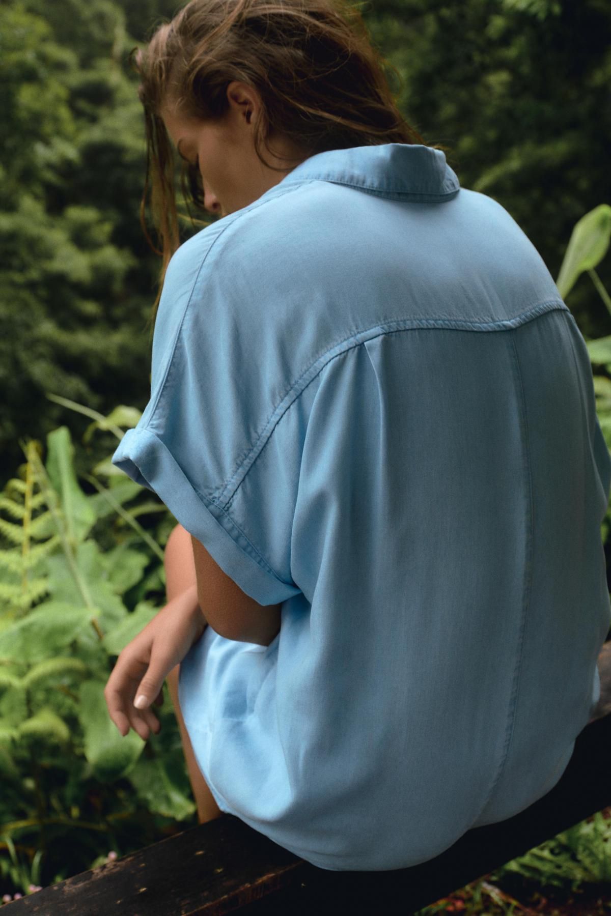 자라 라이트블루 베이직 포켓 점프수트 6929/383 LIGHT BLUE - 상세 이미지 4