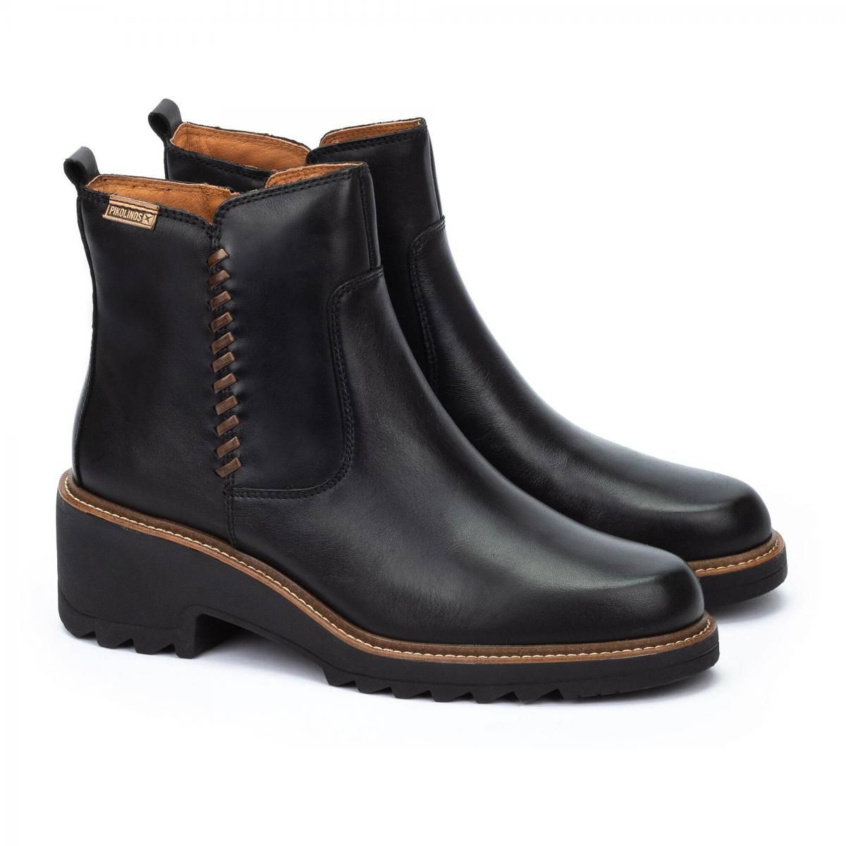 피콜리노스 베이직 엘라스틱 앵클부츠 ALCARAZ W7A-8568C2 BLACK - 상세 이미지 2