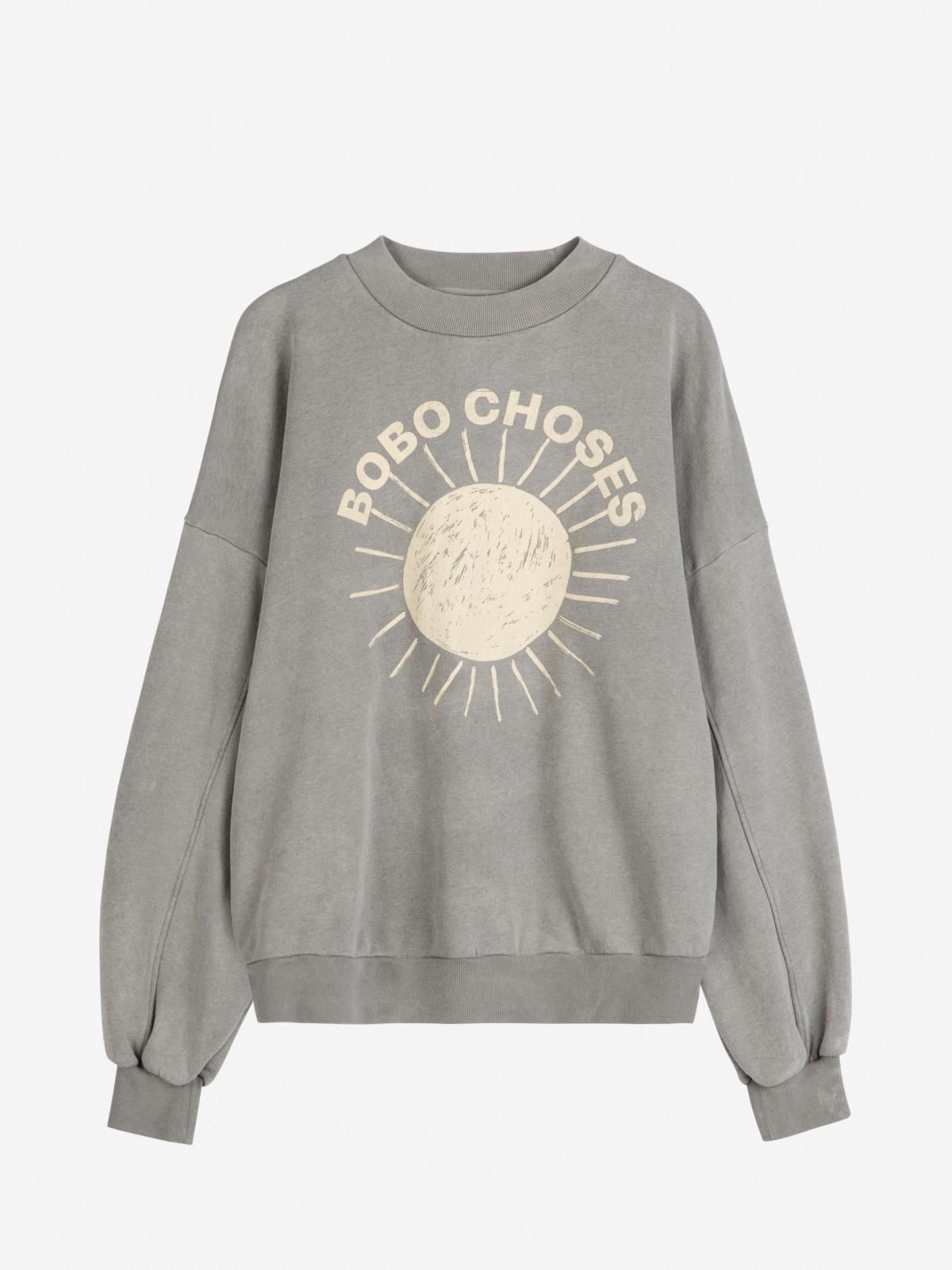 보보쇼즈 오가닉 라운드넥 릴렉스핏 맨투맨 Bobo Choses Sun b324ed008 ONE COLOR - 상품 이미지