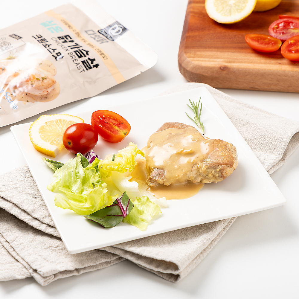 다잇닭 실온 닭가슴살 크림소스맛, 120g, 60개 - 상세 이미지 2