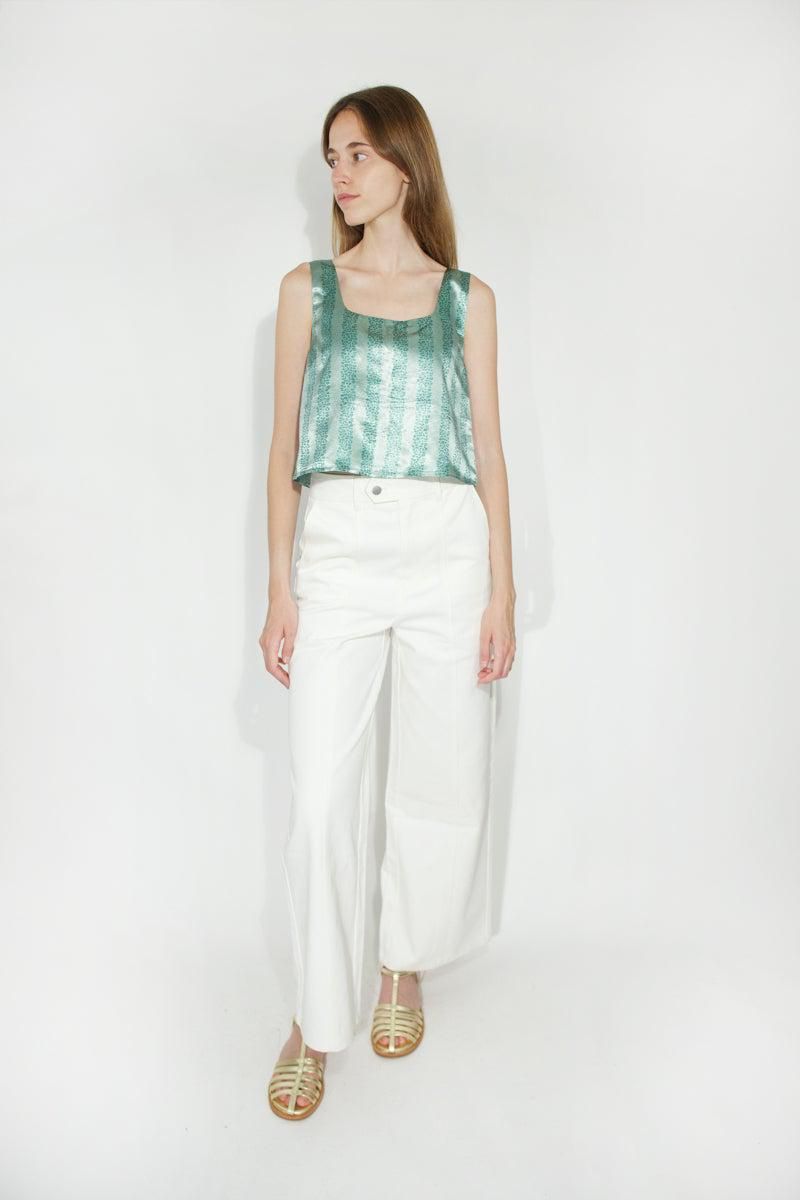 타이니코튼 와이드핏 데님 VAQUERO CON CORTES SS25-795104 ONE COLOR - 상세 이미지 4
