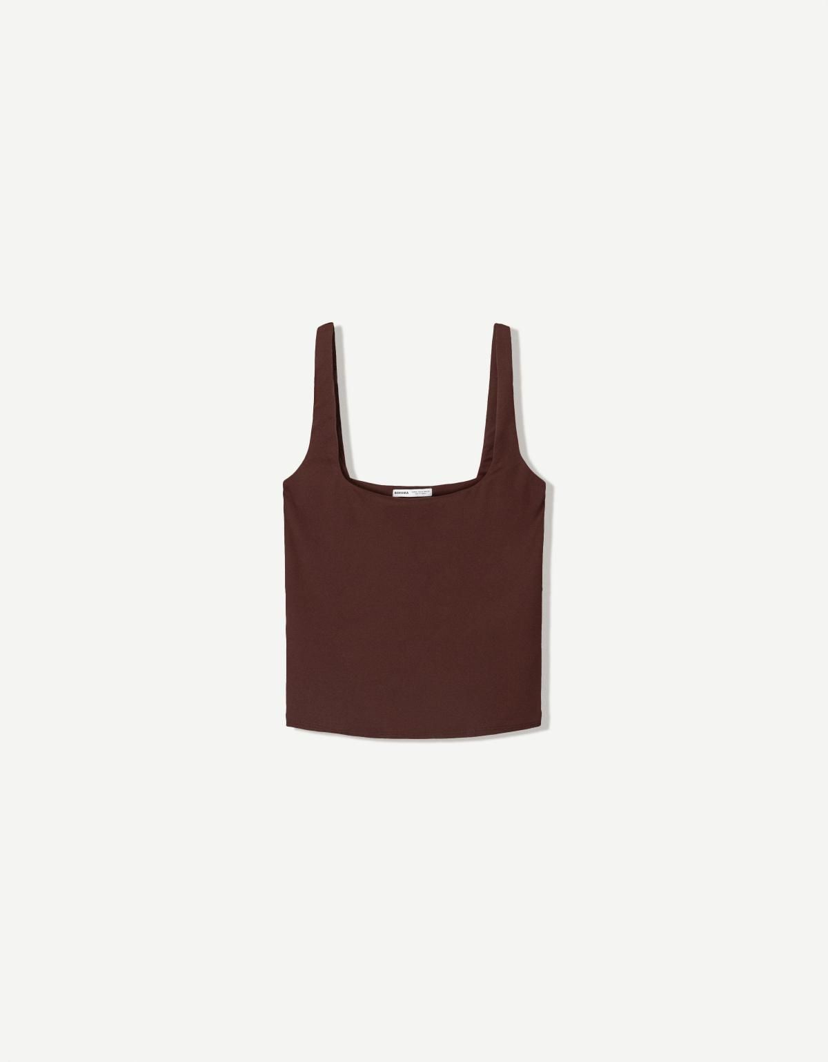 버쉬카 스트래피 탑 3660/662 BROWN - 상품 이미지