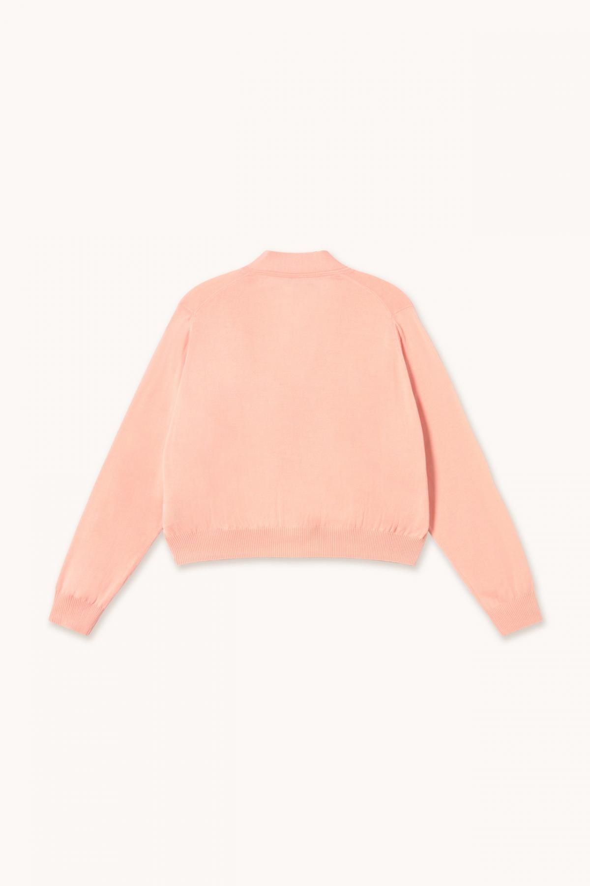 타이니코튼 라이트핑크 크롭 브이넥 카디건 라라 SS25-775N08 ONE COLOR - 상세 이미지 5