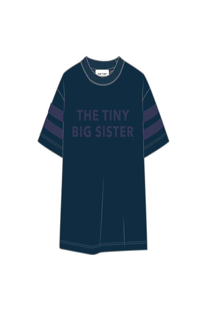 타이니코튼 베이직 네이비 VARSITY 반팔 티셔츠 SS25-725R57 AZUL MARINO - 상세 이미지 2