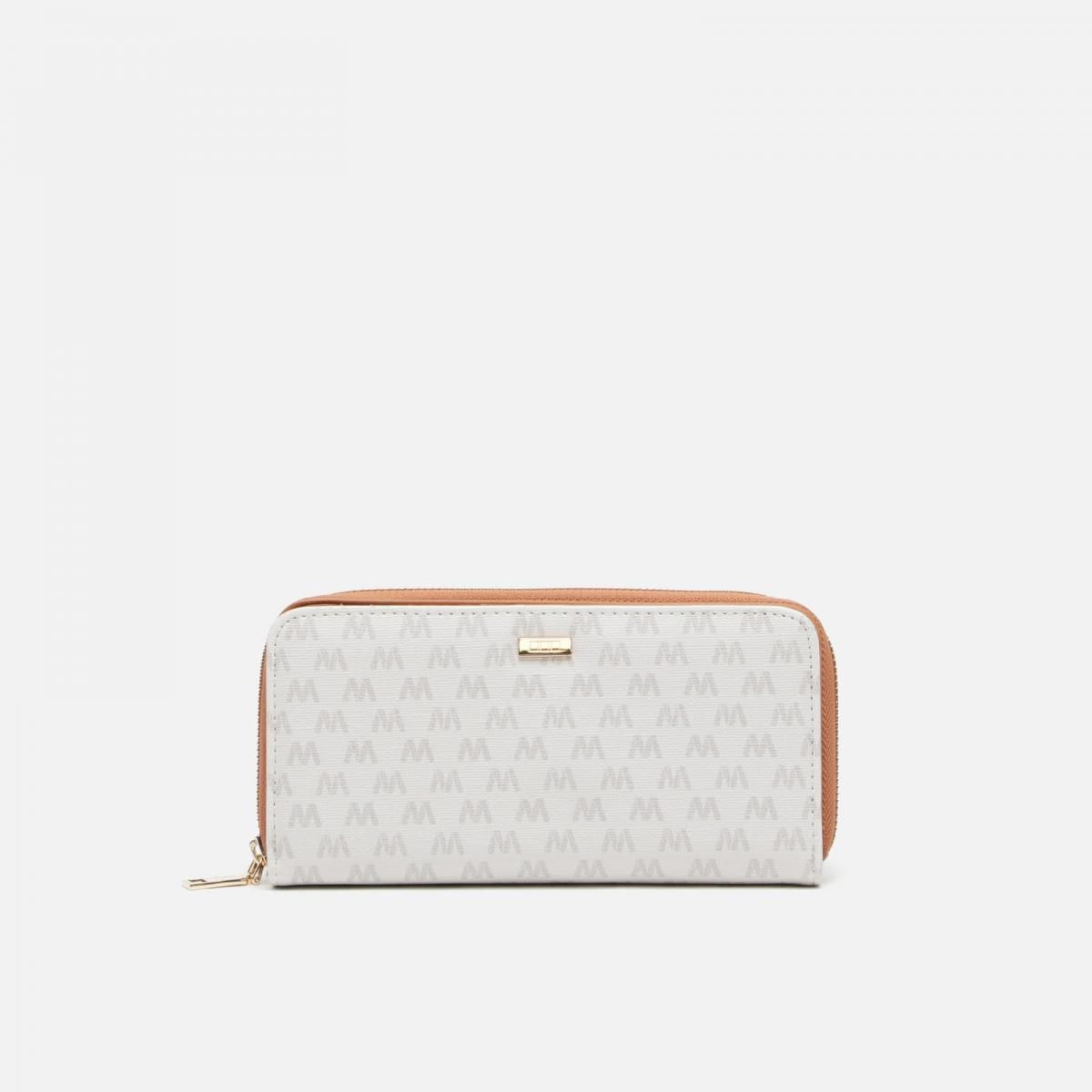 미사코 모노그램 프린트 장지갑 MONOGRAM-4300367117011 BEIGE - 메인 이미지