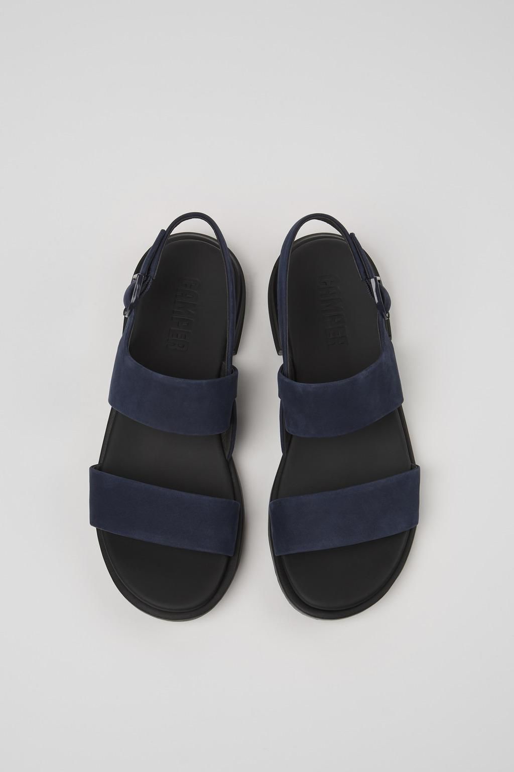 캠퍼 에코 블루 레더 스트랩샌들 Edy K200573-014 BLUE - 상세 이미지 4