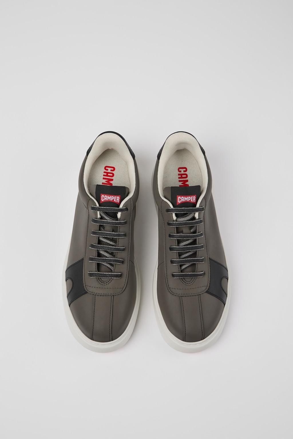 캠퍼 레트로 친환경 다크그레이 여성 로우탑 스니커즈 Runner K21 MIRUM K201594-001 GREY - 상세 이미지 4