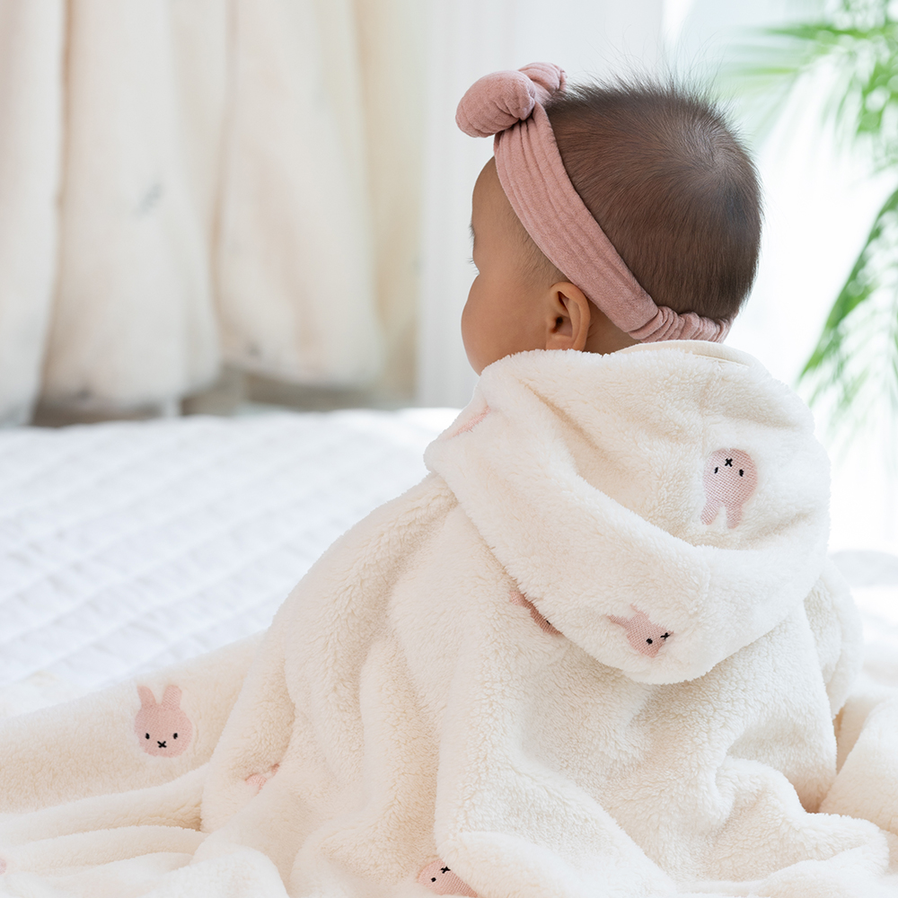 아가블랑 아기띠 워머 후드 망토 신생아 블랭킷 극세사 담요