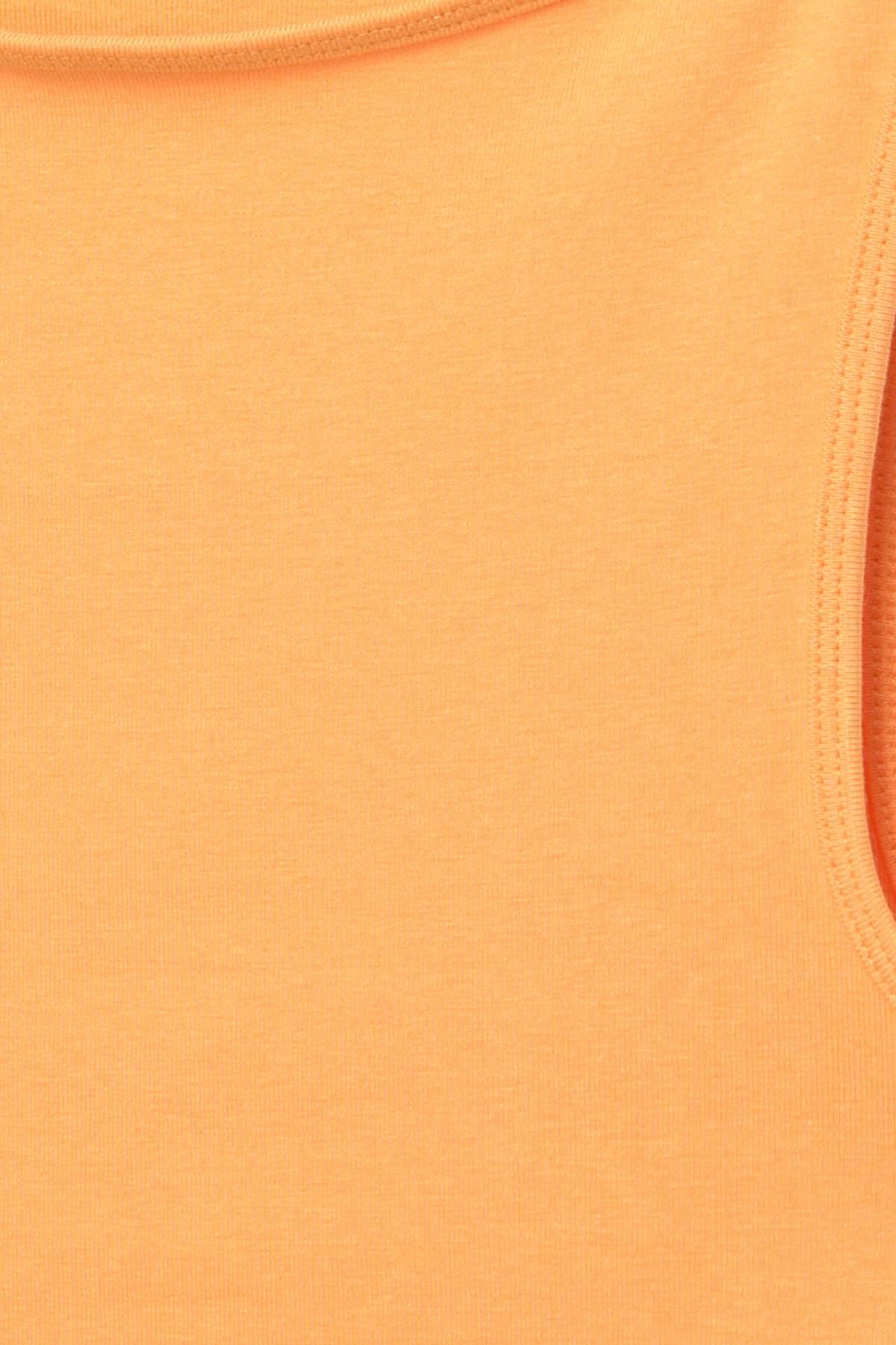 풀앤베어 데일리 민소매 라운드넥 베이직 탱크탑 오렌지 3245/329 ORANGE - 상세 이미지 3
