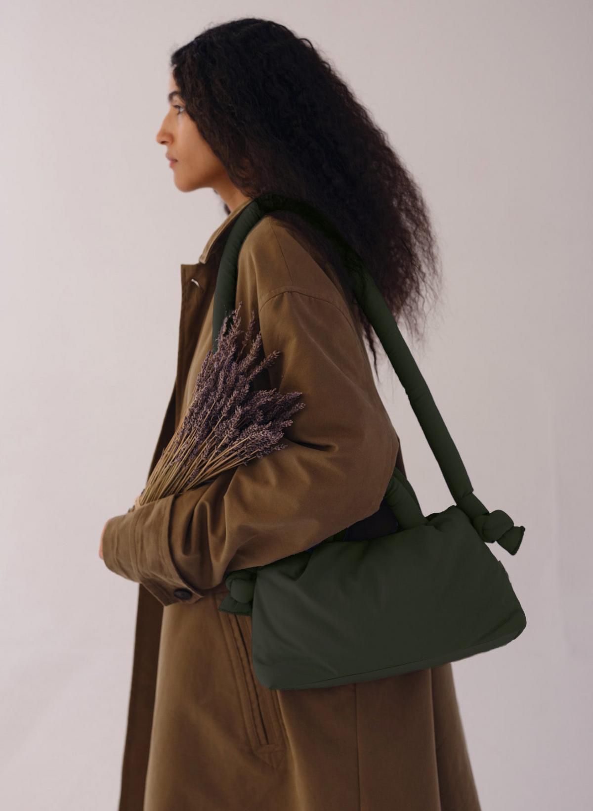 올랜드 소프트 미니멀 미니 호보백 MiniOna 47495268598095 FOREST GREEN - 상세 이미지 2