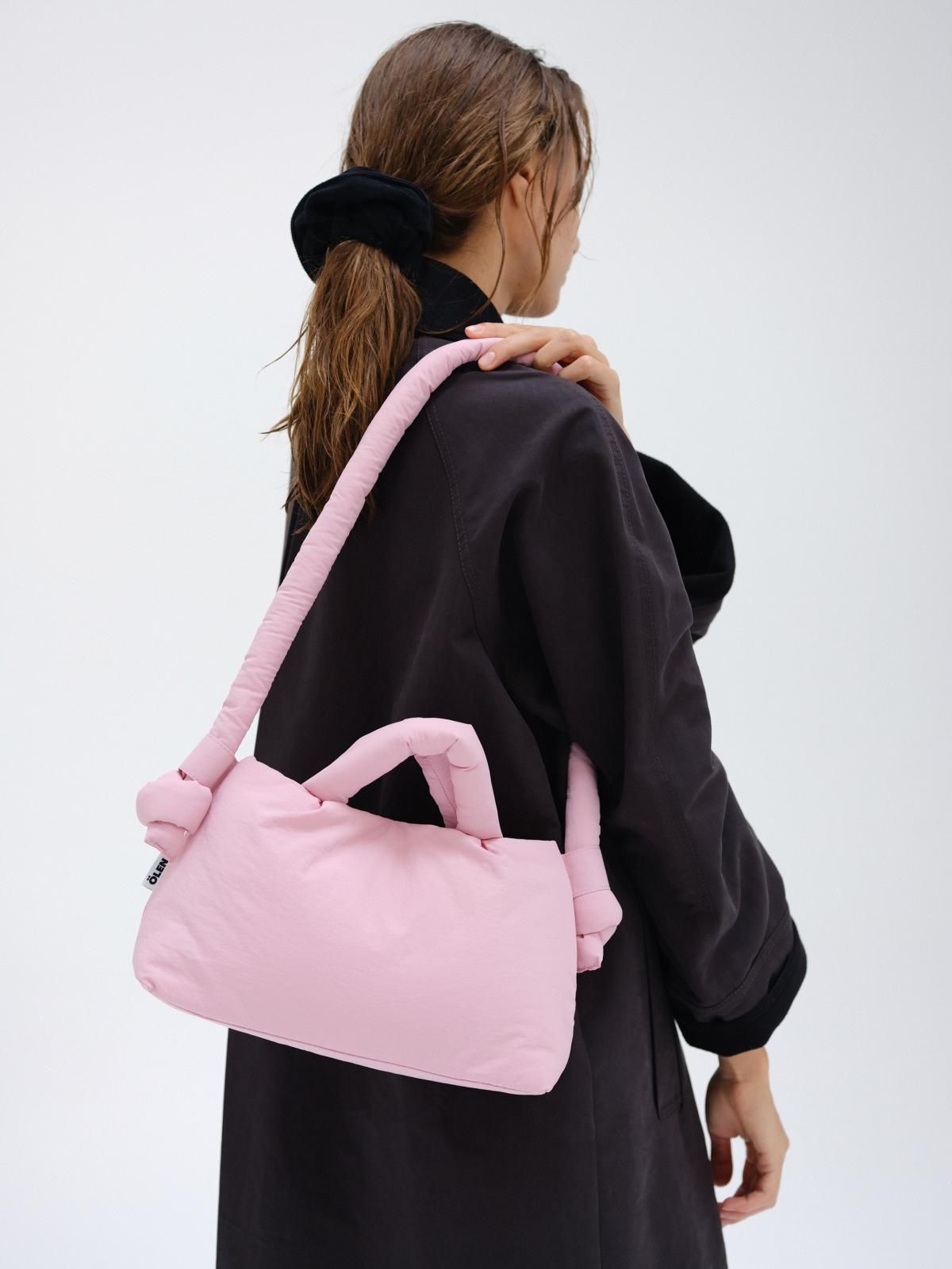 올랜드 소프트 미니멀 퍼프 미니 호보백 MiniOna 49695256183119 PALE PINK - 상세 이미지 3