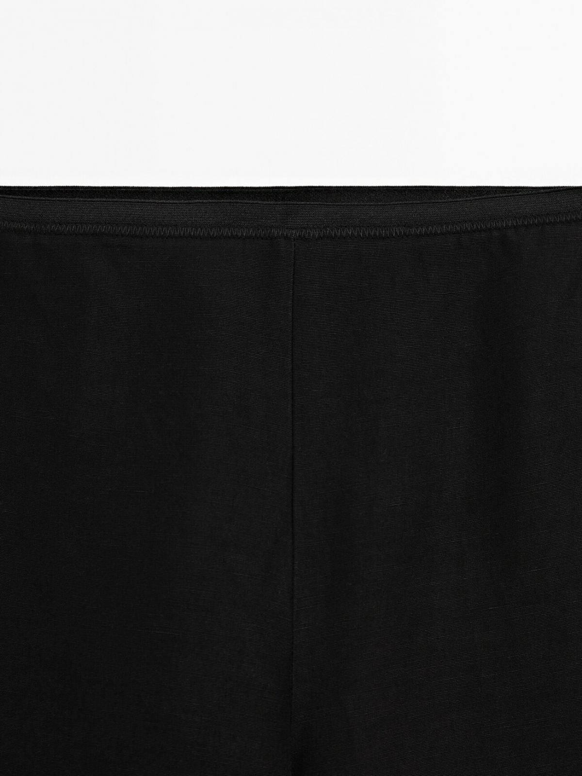 마시모두띠 린넨 혼방 밴딩 팬츠 5032/977 BLACK 이미지 6