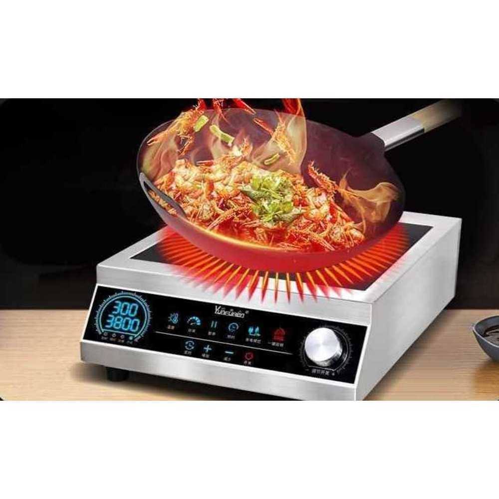 미니 인덕션 1구 전기쿡탑 사무실 캠핑용 휴대 조리기 A형 3500W+스텐+구리선 릴 - 상세 이미지 3