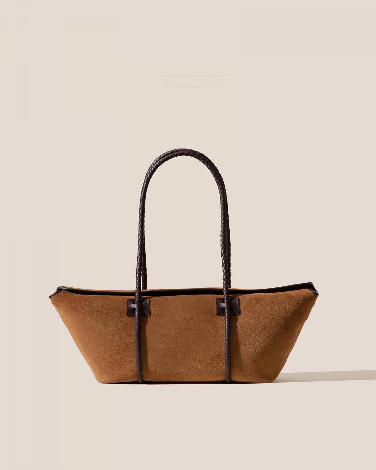 헤레우 포르나 스웨이드 레더 프레임 숄더백 9239559307596 TAN DARK BROWN - 메인 이미지