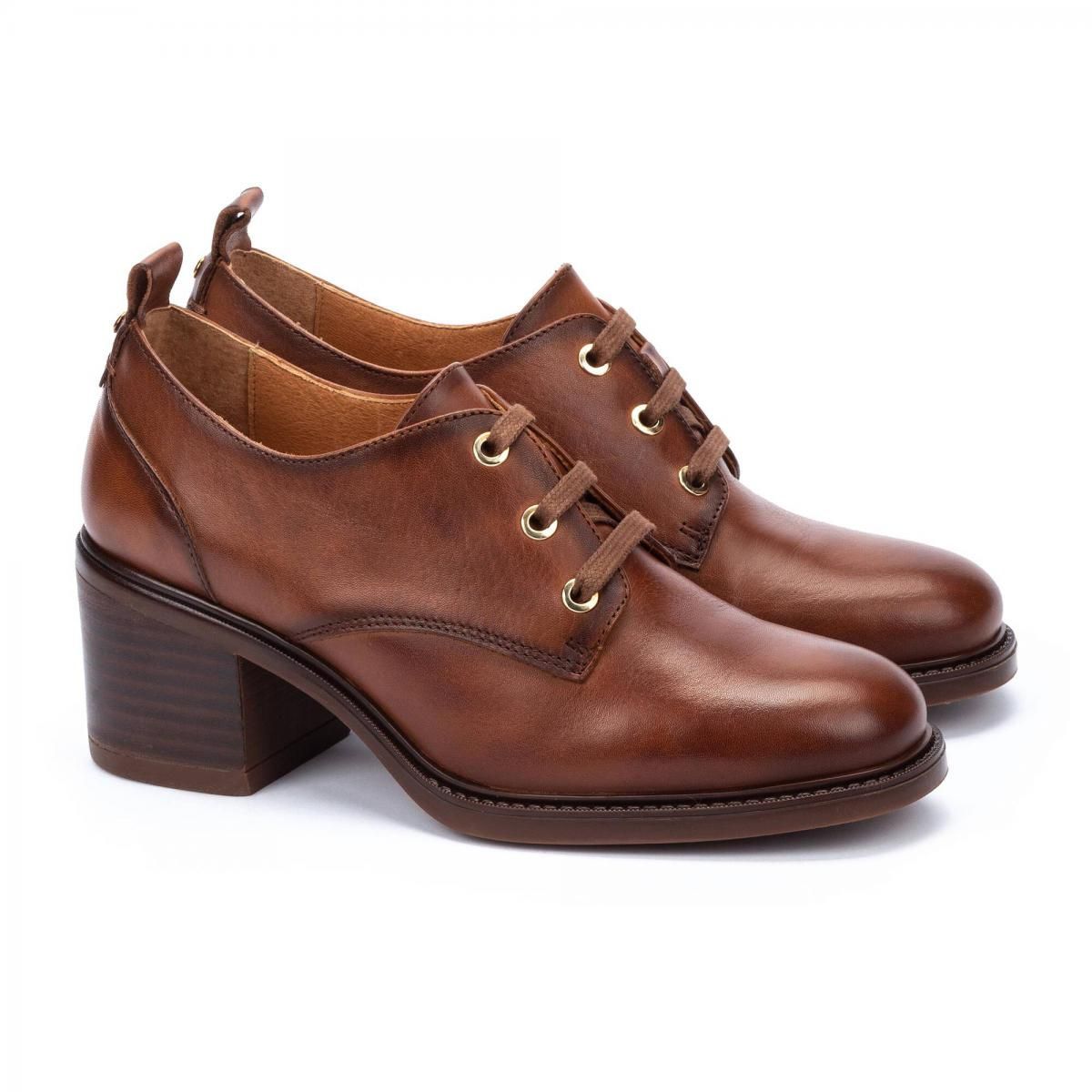 피콜리노스 클래식 레이스업 스퀘어토 힐 펌프스 HUESCA W8X-5757 CUERO - 상세 이미지 2