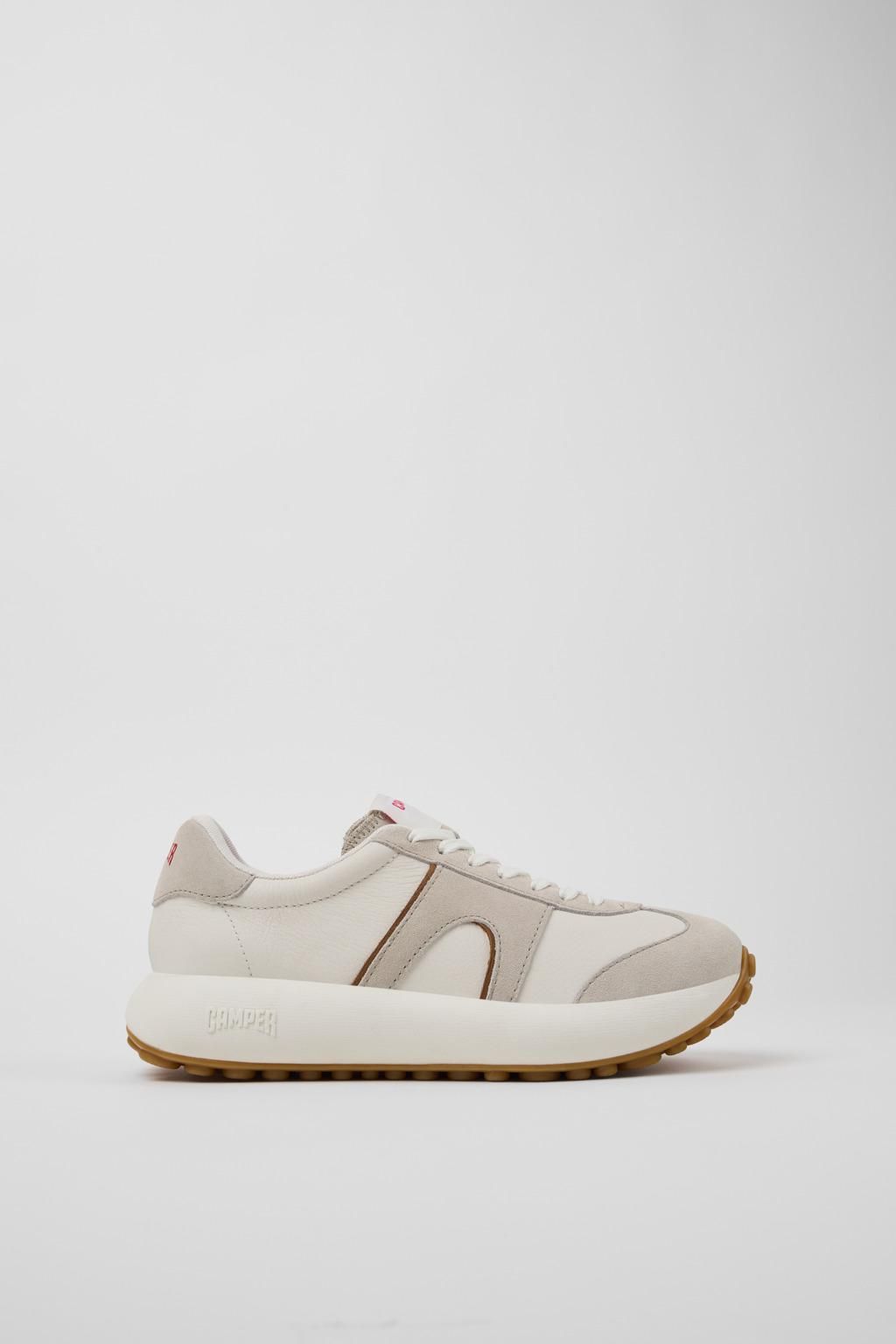 캠퍼 멀티컬러 테크니컬 레더 스니커즈 Pelotas Athens K201845-002 WHITE - 메인 이미지