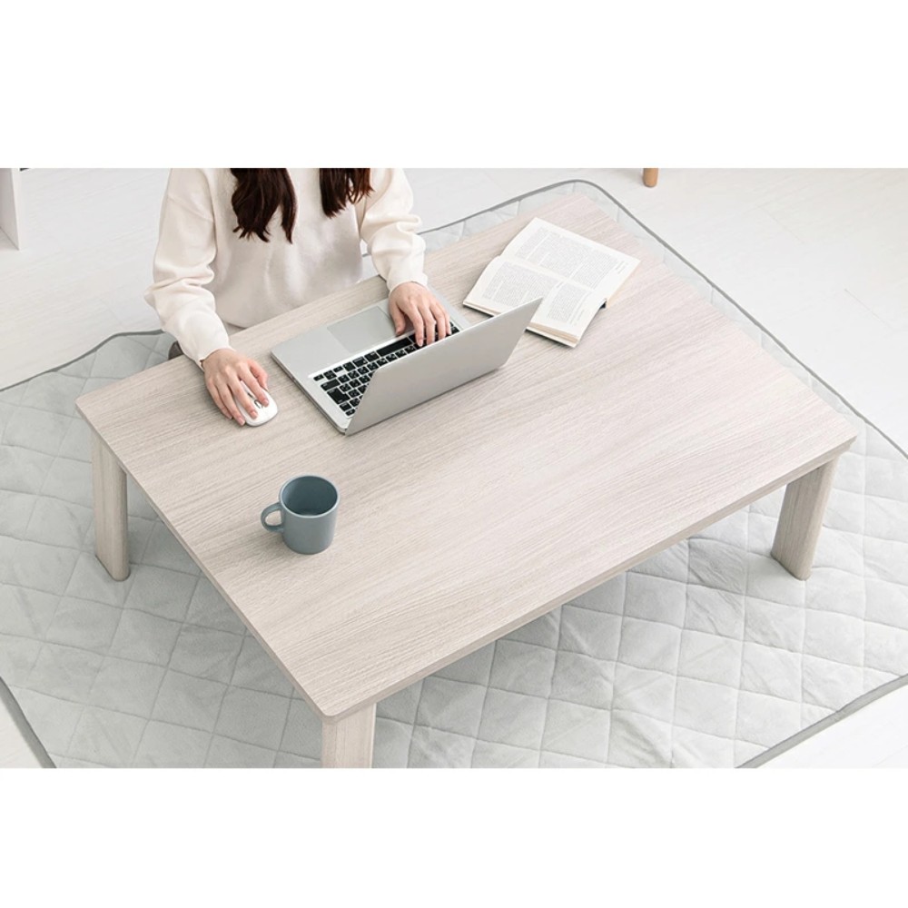 일본 양면 코타츠 접이식 직사각형 테이블 + 전용 이불 세트