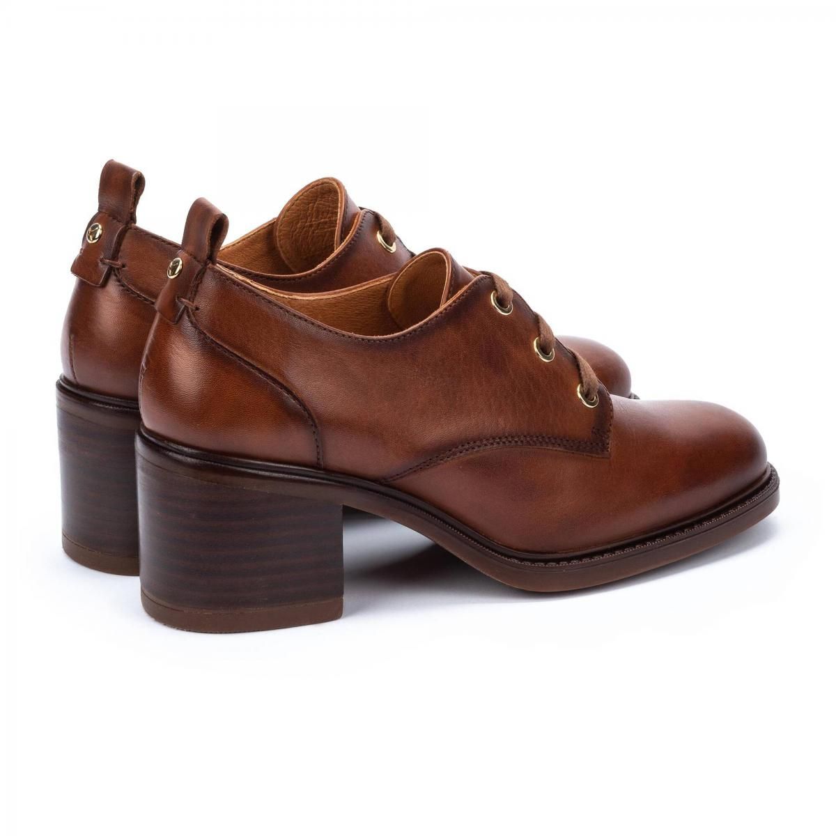피콜리노스 클래식 레이스업 스퀘어토 힐 펌프스 HUESCA W8X-5757 CUERO - 상세 이미지 4