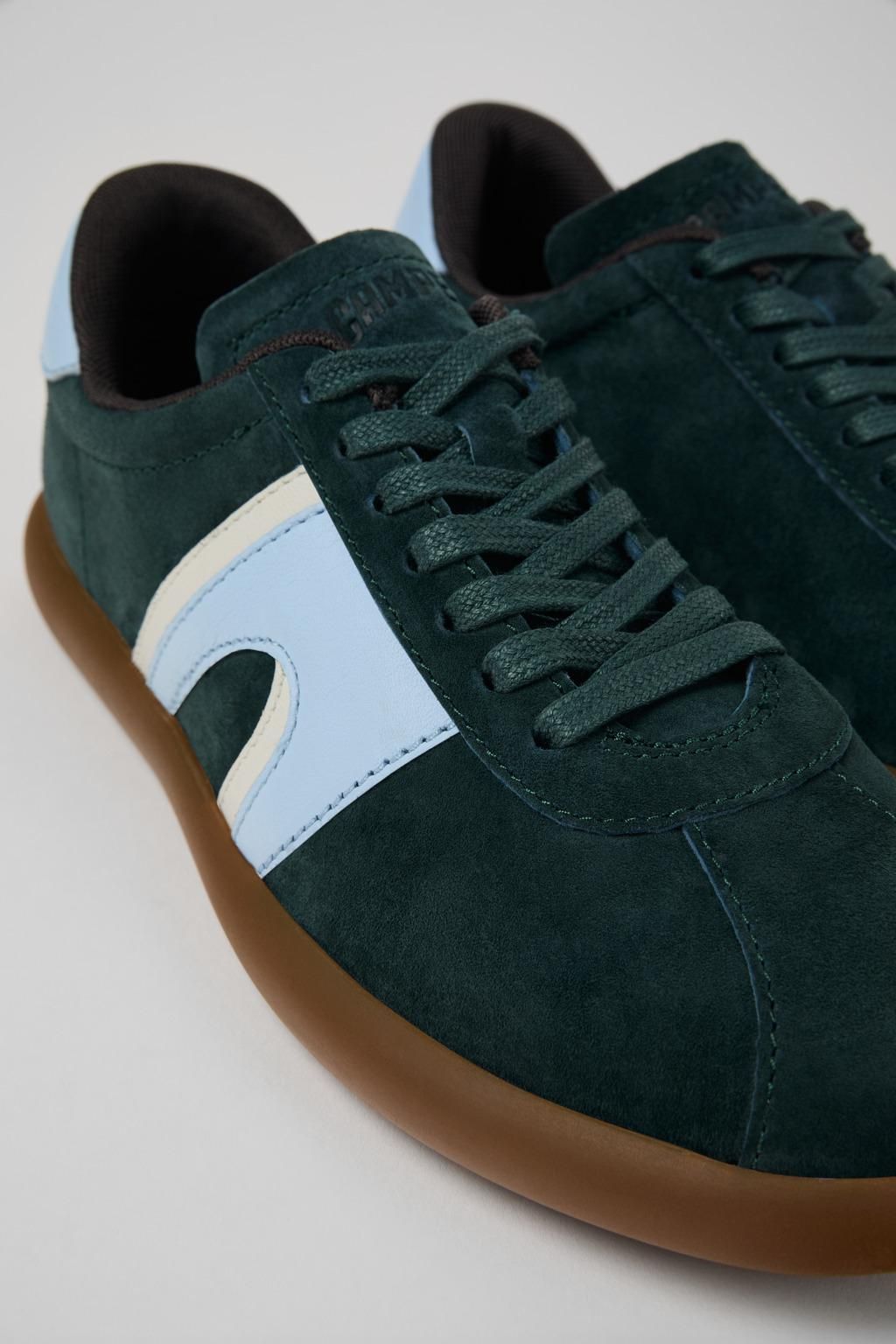 캠퍼 친환경 그린 레더 테크니컬 로우탑 스니커즈 Pelotas Soller K201608-005 GREEN - 상세 이미지 2