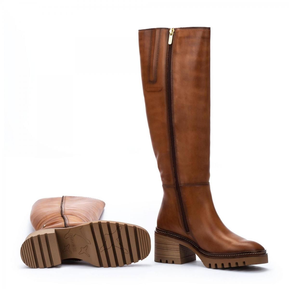 피콜리노스 클래식 브라운 롱 부츠 VALLADOLID W5D-9801 BRANDY - 상세 이미지 5