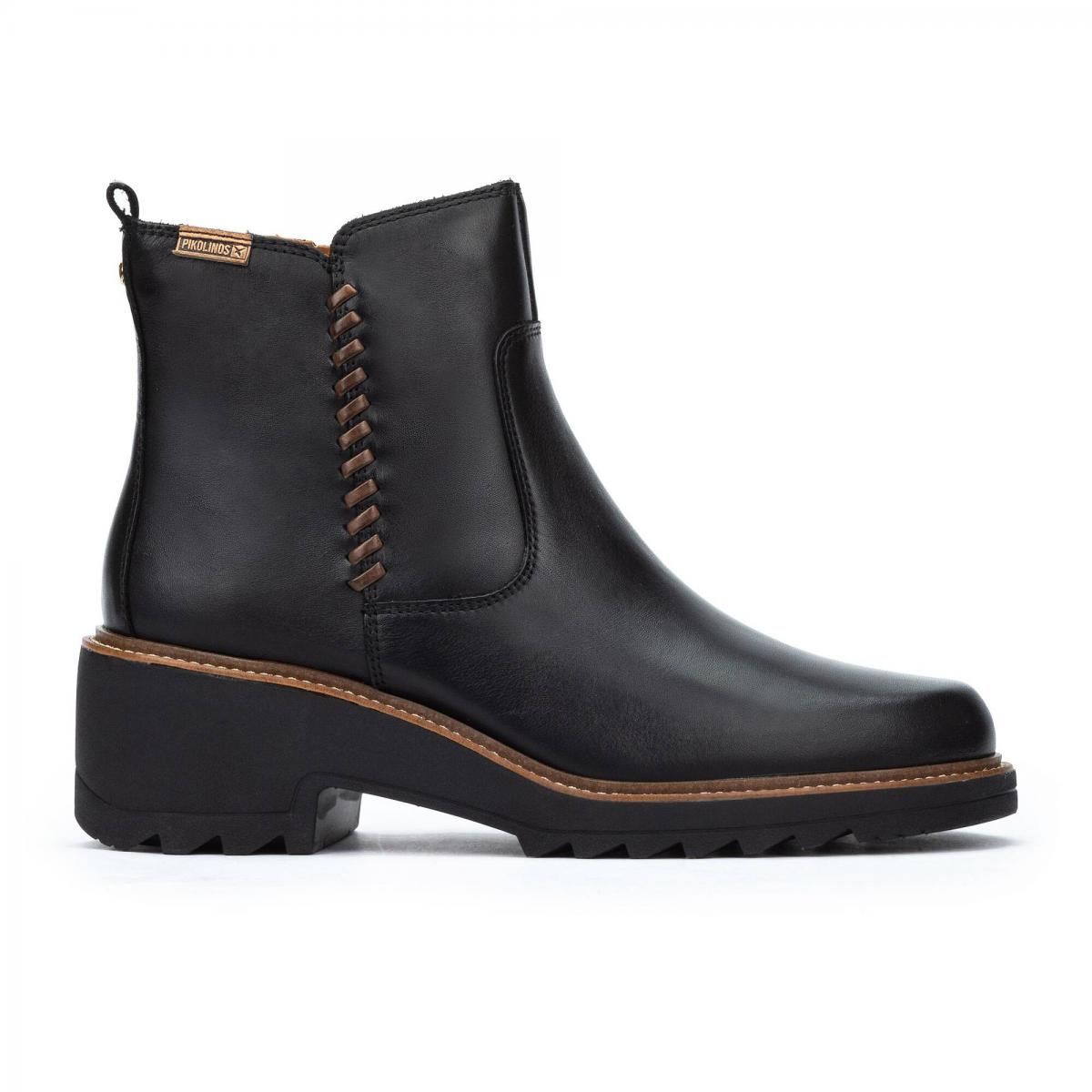 피콜리노스 베이직 엘라스틱 앵클부츠 ALCARAZ W7A-8568C2 BLACK - 상품 이미지