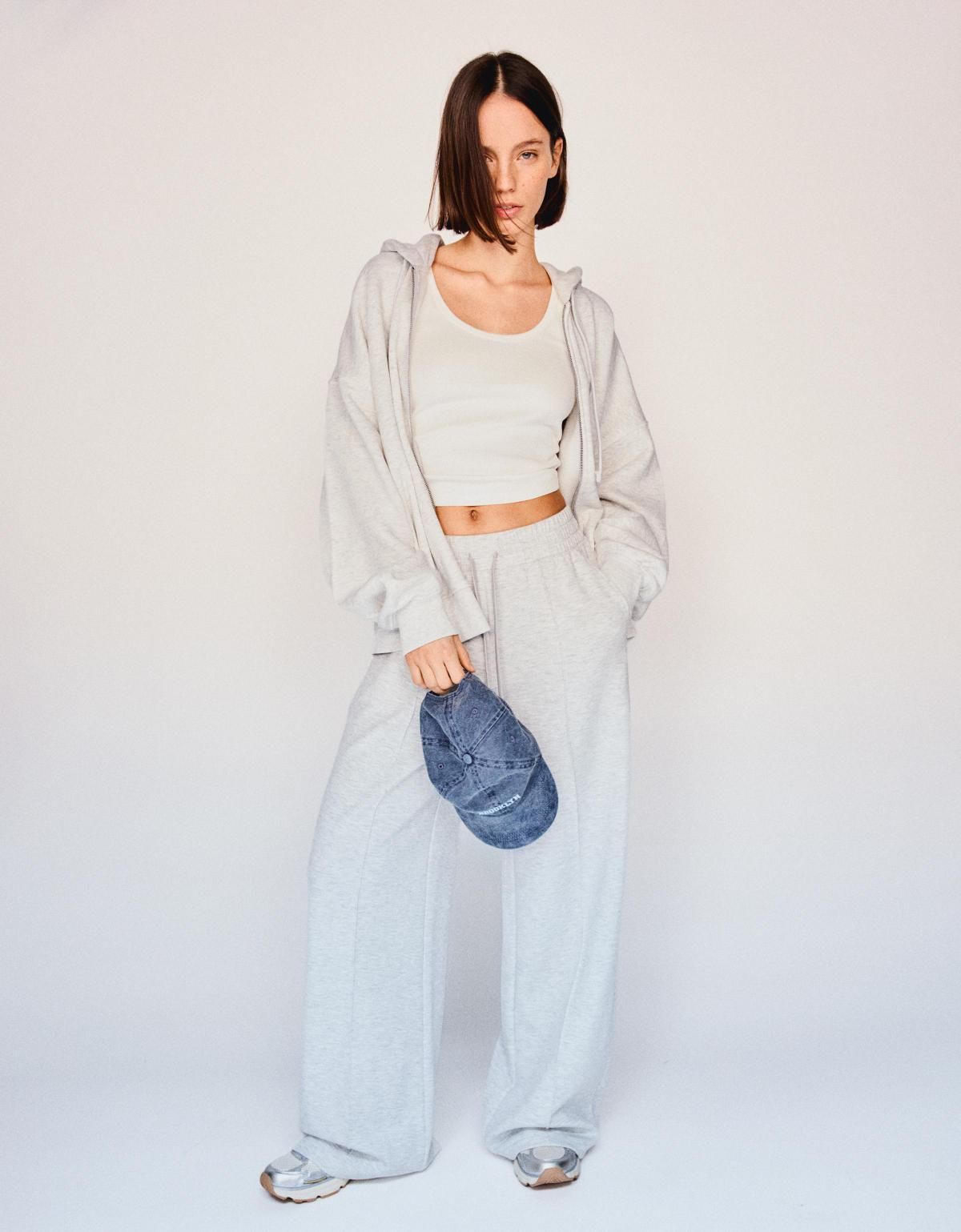 버쉬카 소프트 터치 와이드 팬츠 5096/727 GREY - 상세 이미지 5