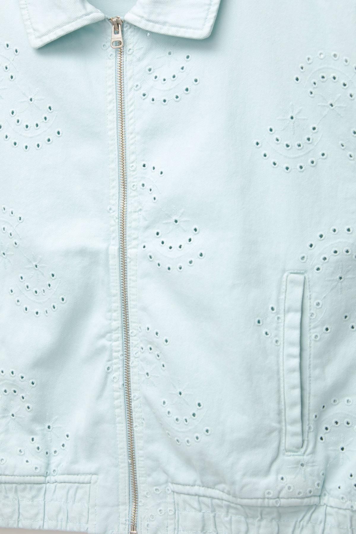 풀앤베어 레이스 펀칭 코튼 베스트 7801/320 PALE BLUE 이미지 7