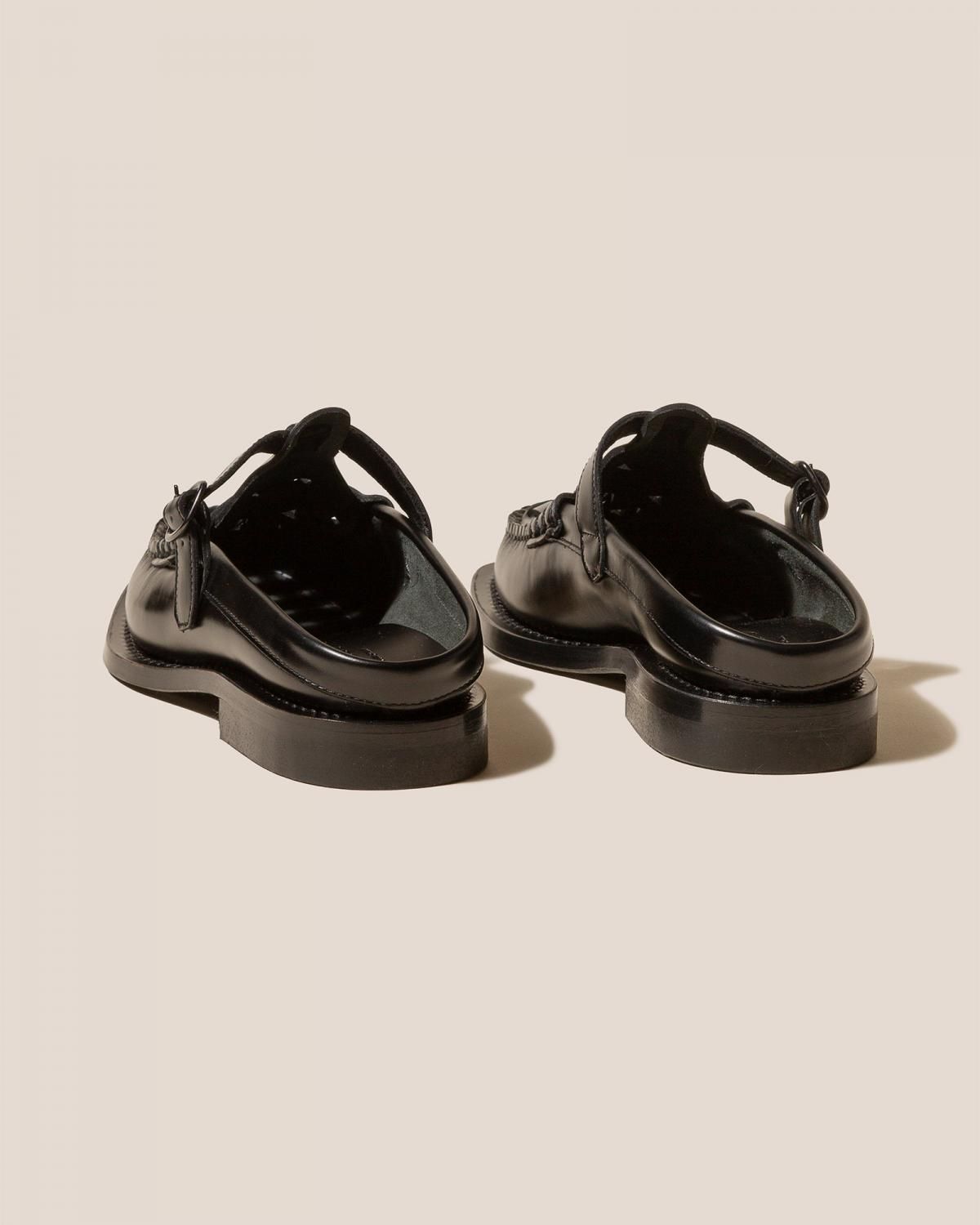 헤레우 보넬 우븐 T바 뮬 로퍼 7919918547160 BLACK - 상세 이미지 4