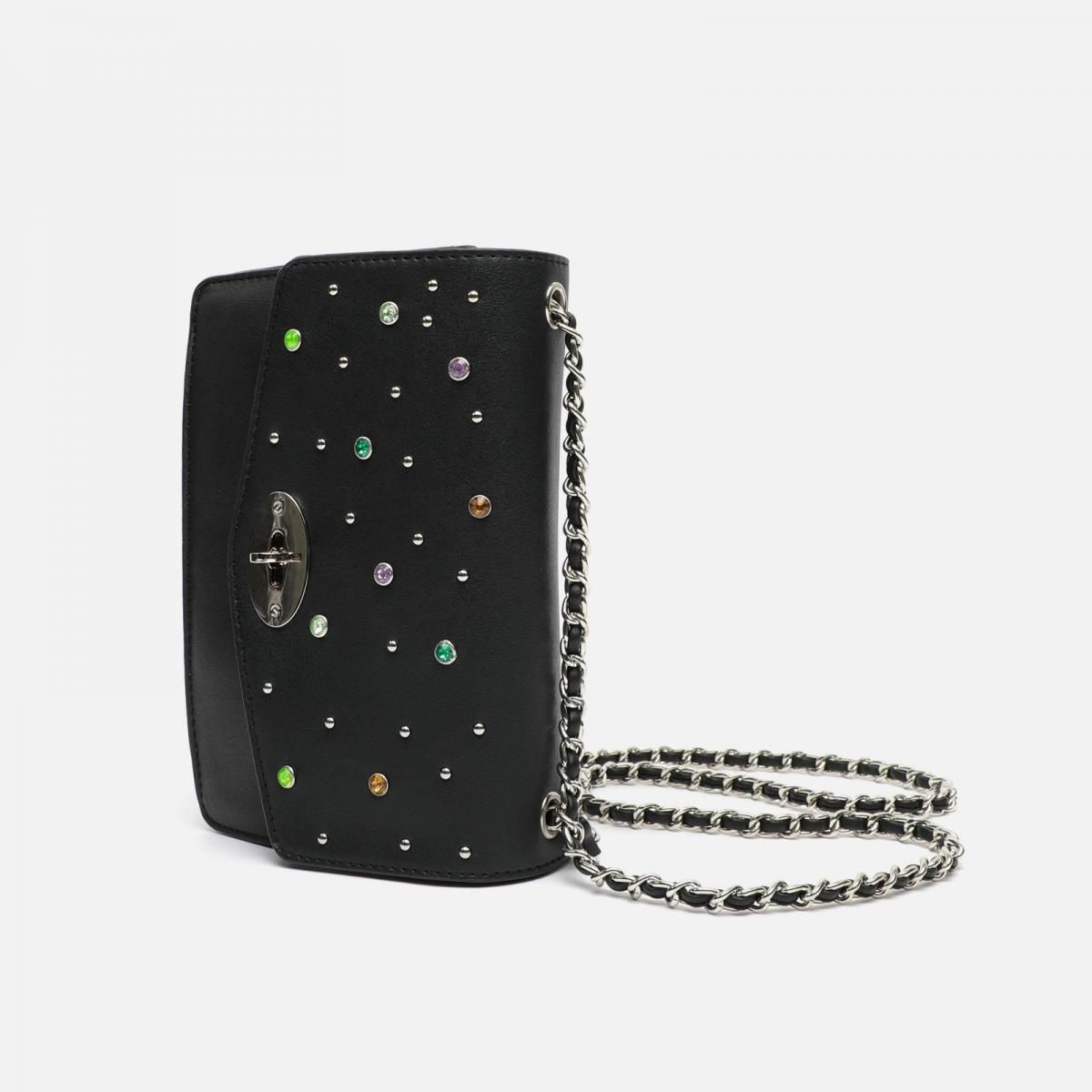미사코 파티 멀티컬러 스터드 체인 크로스백 GICI-4600019002017 BLACK - 상세 이미지 4