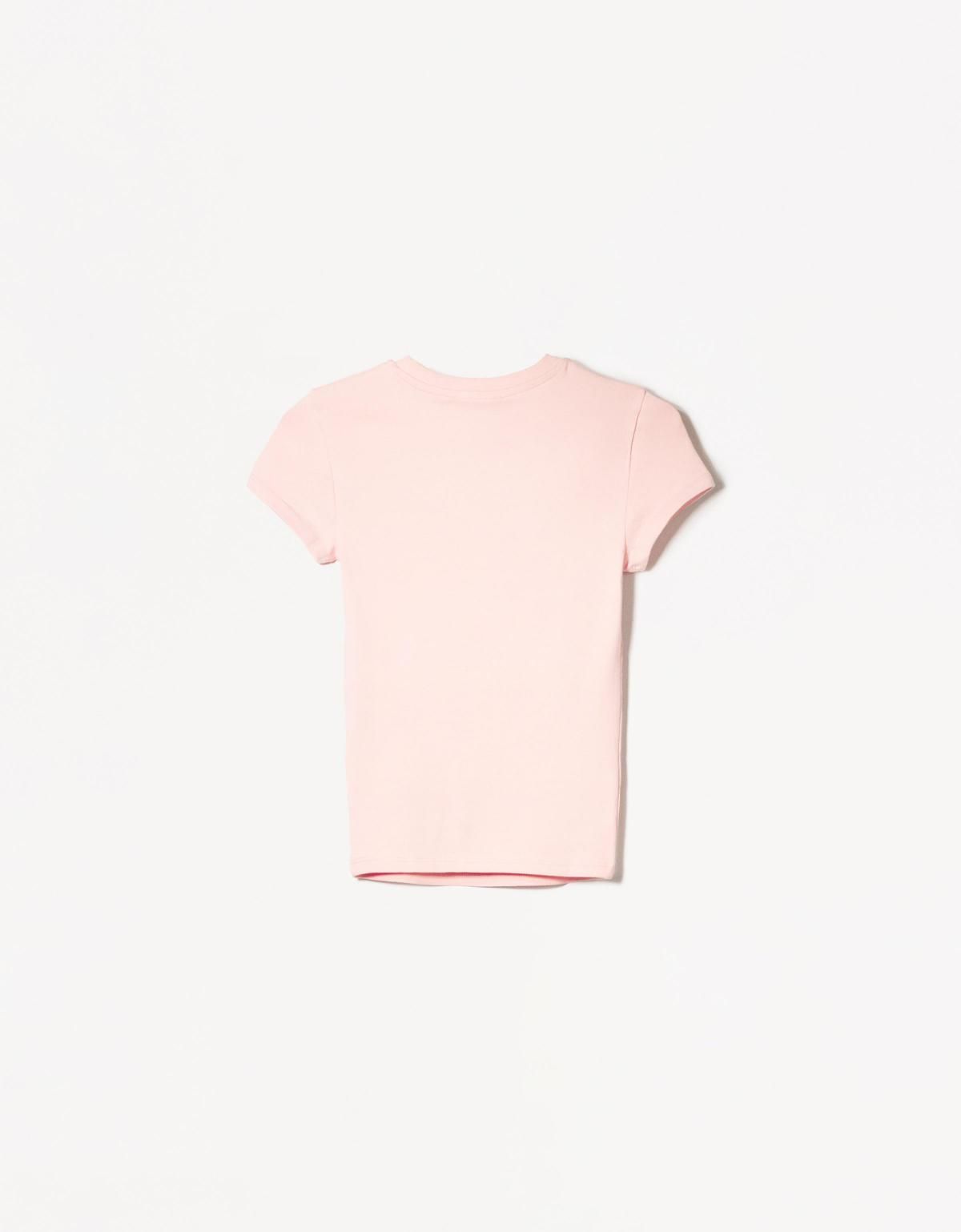 버쉬카 반팔 크루넥 티셔츠 2666/152 PINK - 상세 이미지 5