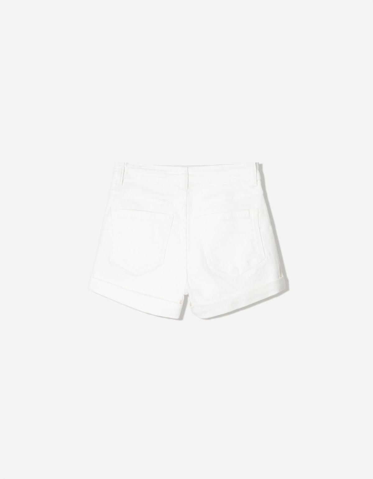 버쉬카 롤업 데님 쇼츠 3315/089 WHITE - 상세 이미지 5