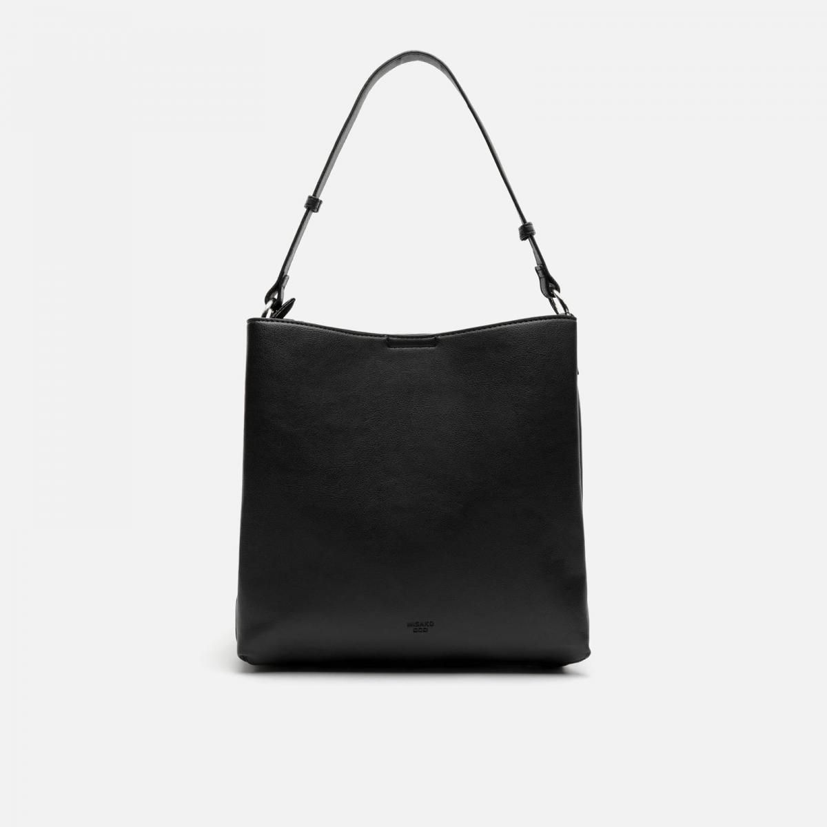 미사코 스터드 메탈디테일 블랙 라지 호보백 NICOLETA-4700448002012 BLACK - 상세 이미지 4