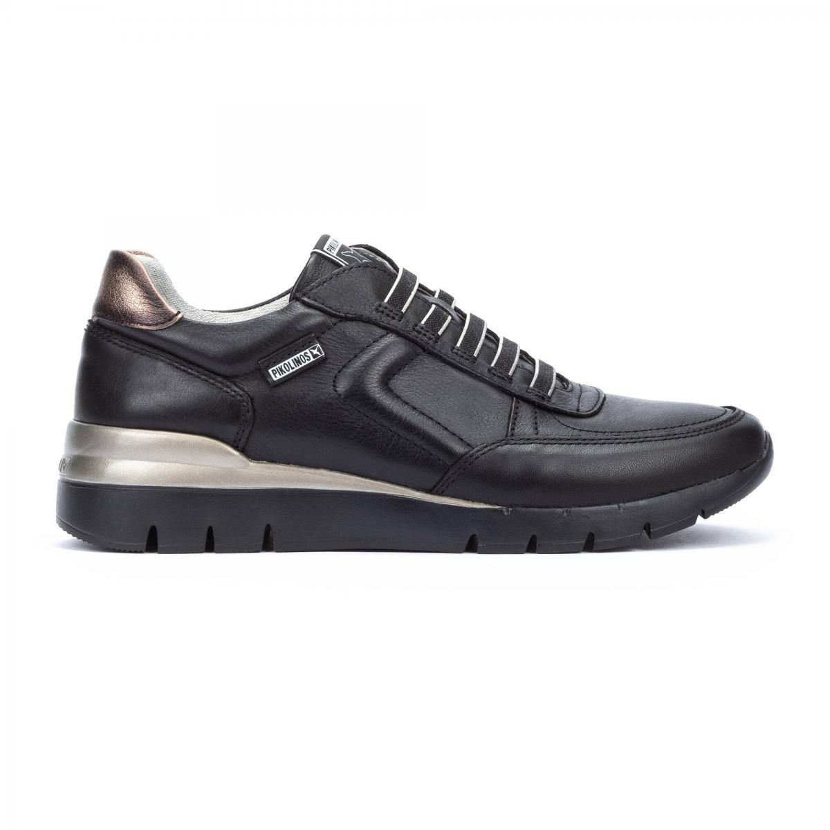 피콜리노스 메모리폼 컴포트 캐주얼 로우탑 스니커즈 CANTABRIA W4R-6731 BLACK - 메인 이미지