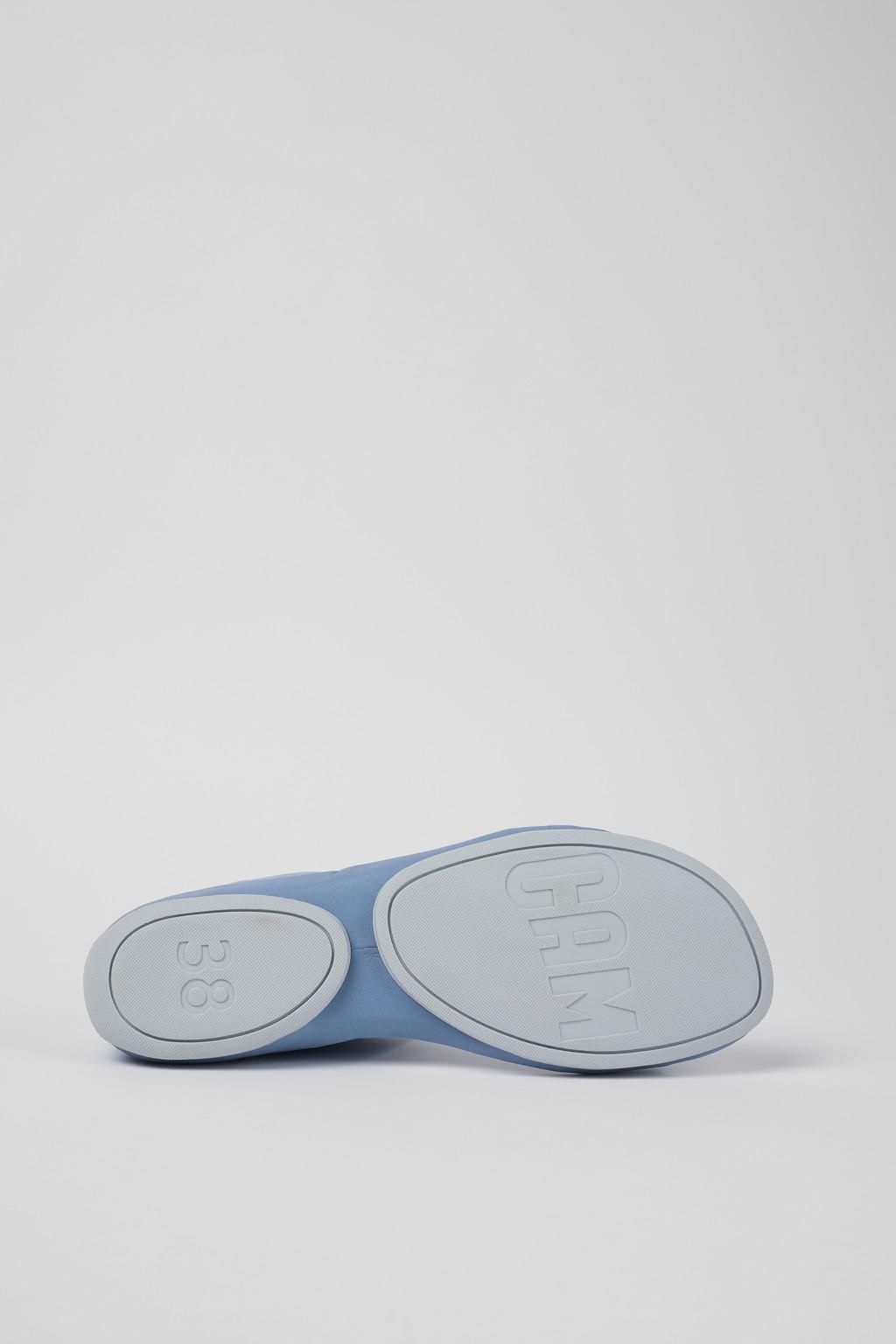 캠퍼 여성 블루 레더 스트랩 샌들 21735-087 BLUE - 상세 이미지 5