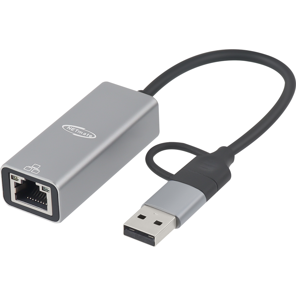 강원전자 넷메이트 USB2.0 2 in 1 랜카드 NM-ULCA100M - 상세 이미지 3